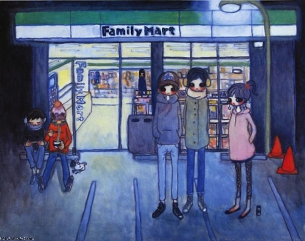 Convenience store by Aya Takano. Artwork Replica Pop Art