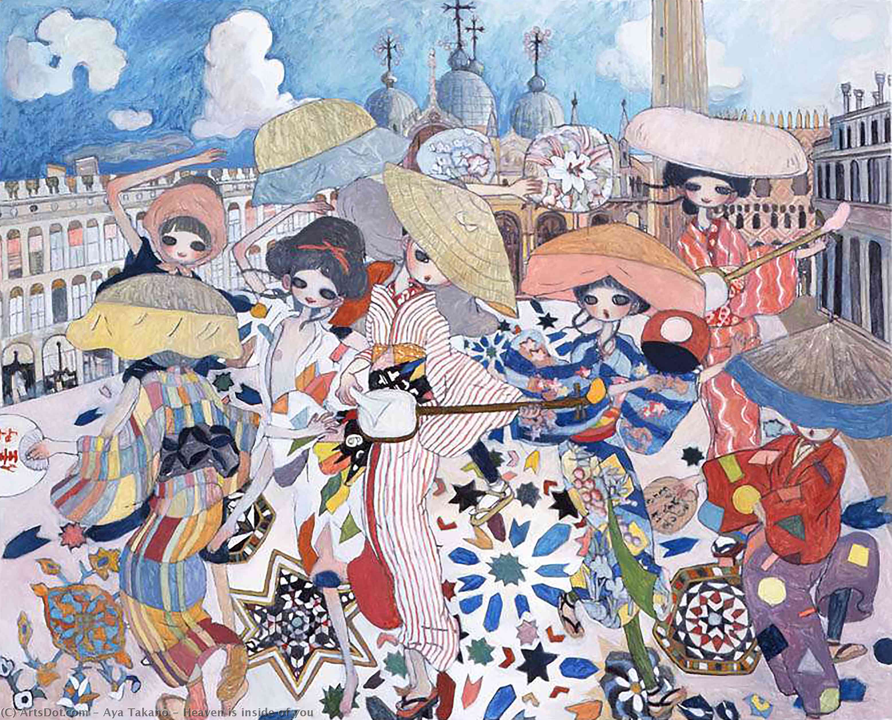 Heaven is inside of you by Aya Takano. Museum Art Reproductions Aya Takano. ArtsDot