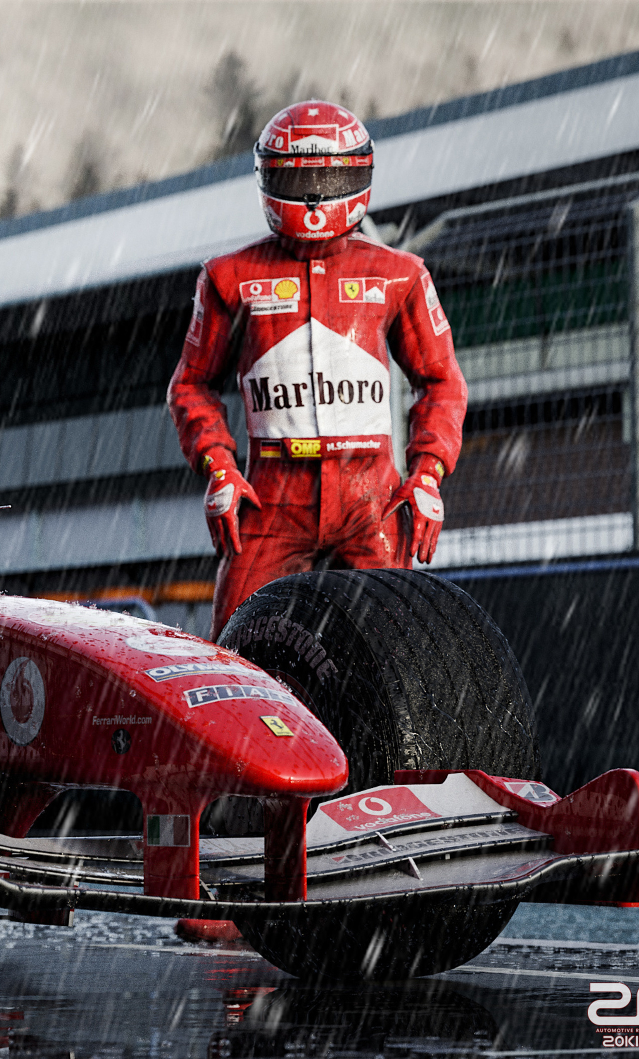 Ferrari F2004 Michael Schumacher iPhone HD 4k Wallpaper, Image, Background, Photo and Picture
