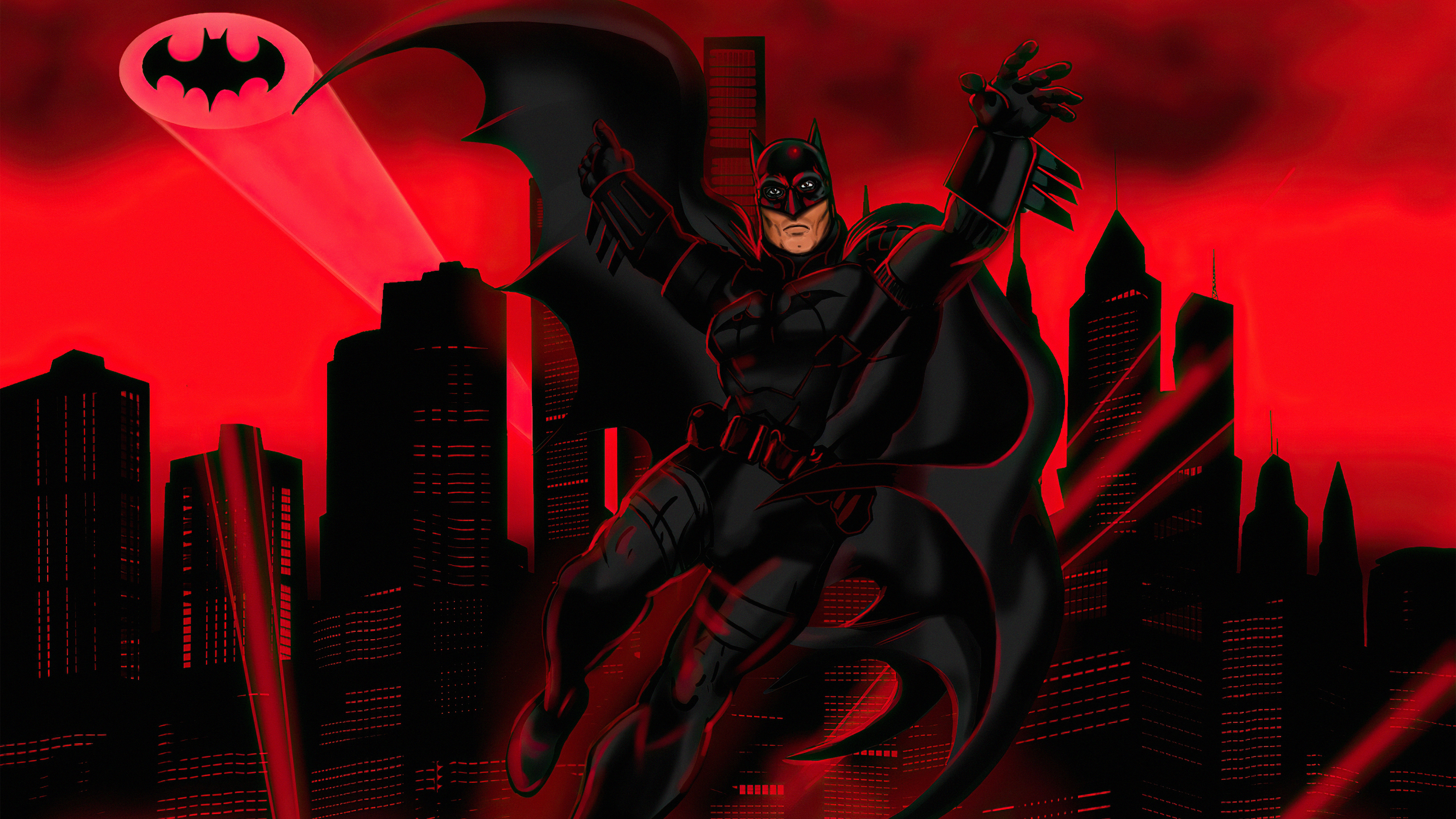 Batman Black & Red Wallpapers - Cool Superhero Wallpapers HD