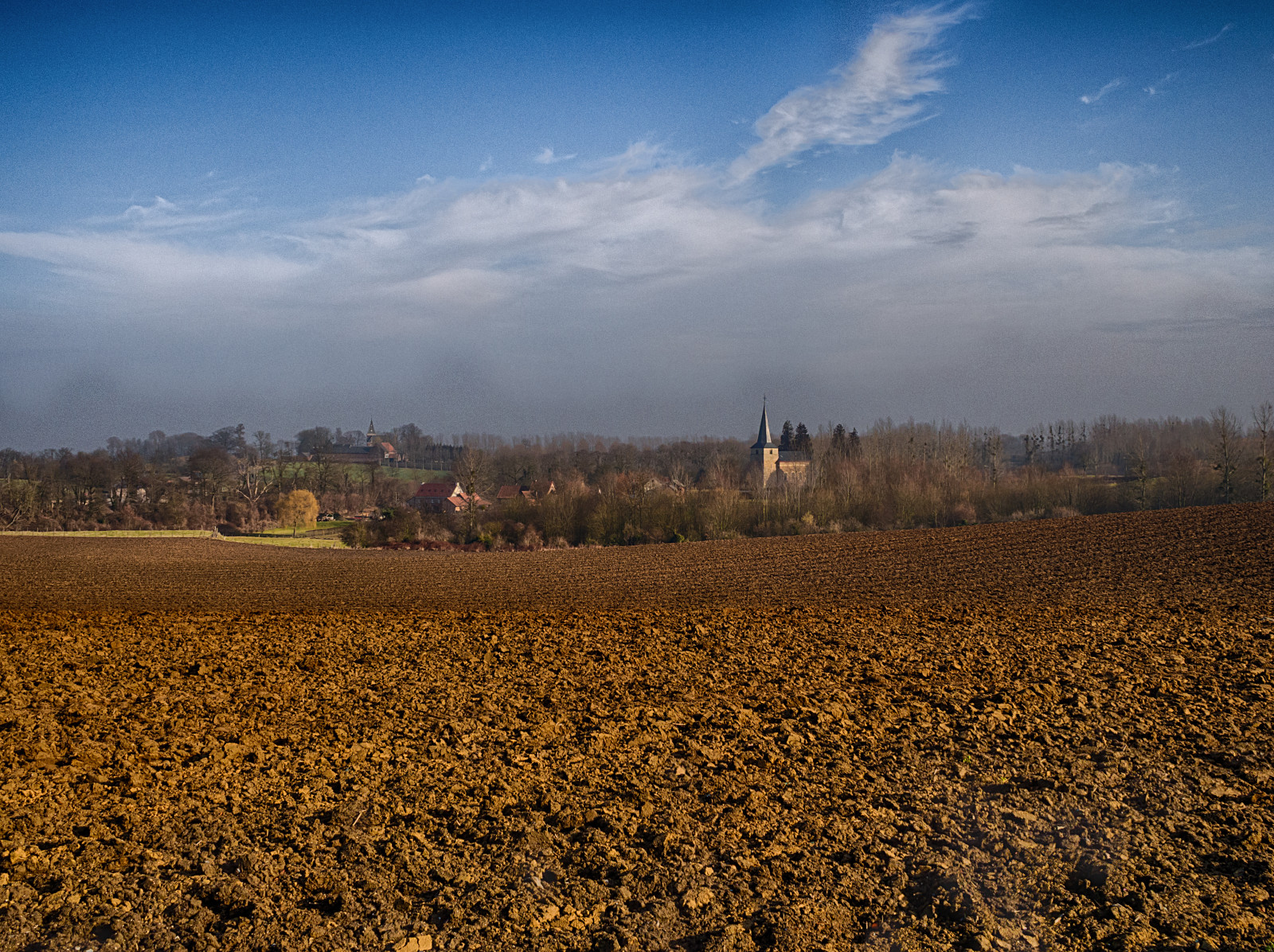 Wallpaper, borgloon, kuttekoven, rural, landscape, light, sky, clouds, Earth, village, Olympus, omd, em5, hesbania, haspengouw, limburg, brown, nature, winter, ploughed 4598x3439
