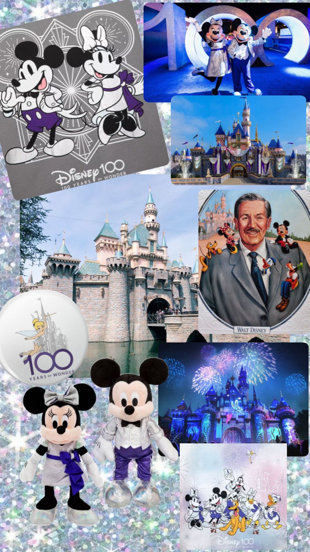 Disney 100 (Years of Wonder) ✨✨ #disney #disneyaesthetic #disneyland #disneyparks #vintage #vintageaesthetic #vintagedi. Disney art, Cute disney wallpaper, Disney