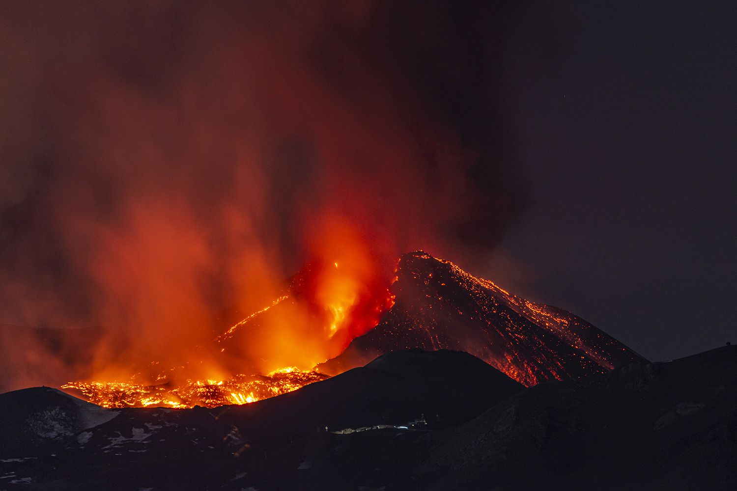 Italy's Mount Etna Volcano Erupted Again