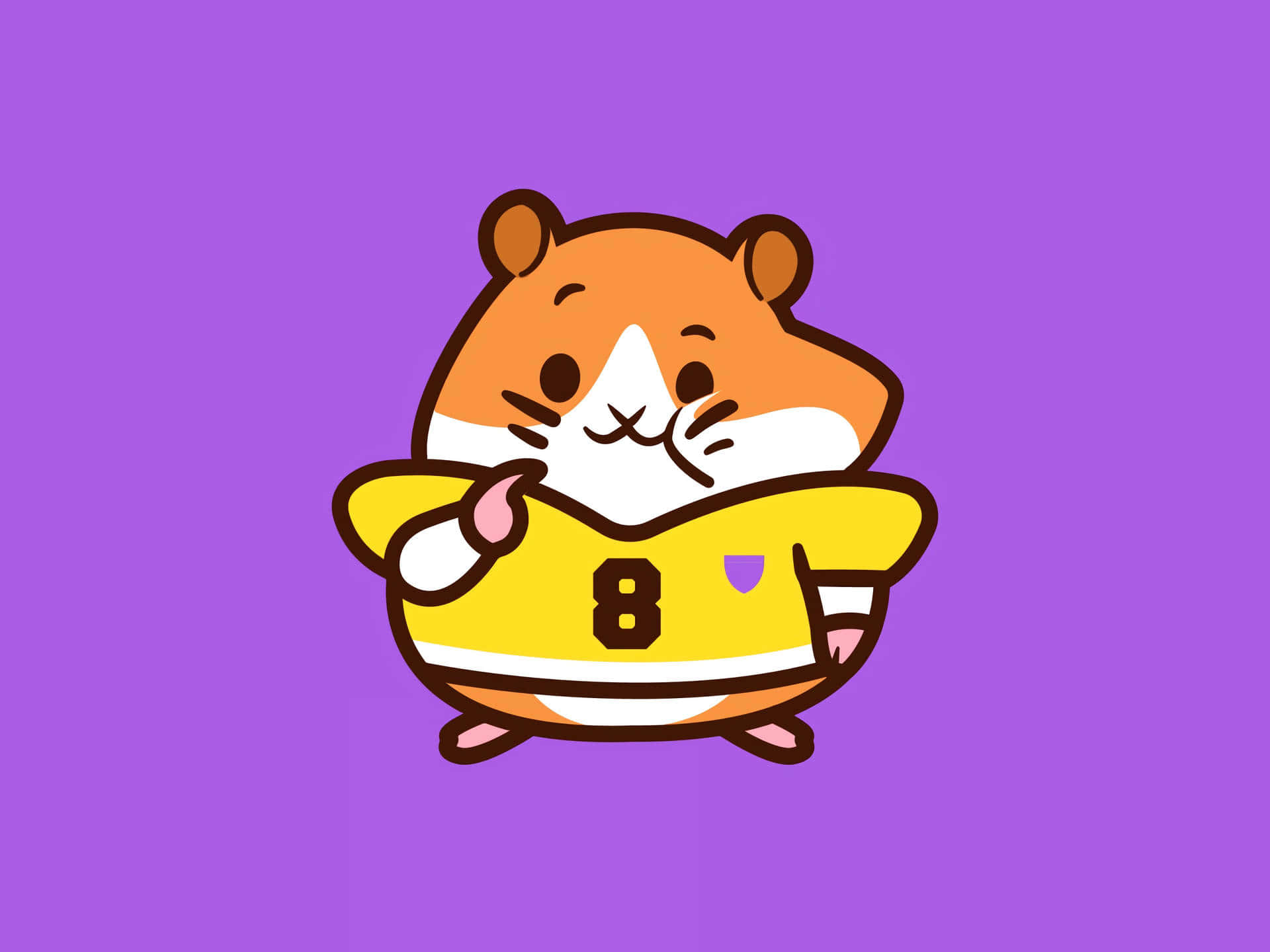 Download Cute Hamster Cartoon Pfp Wallpaper