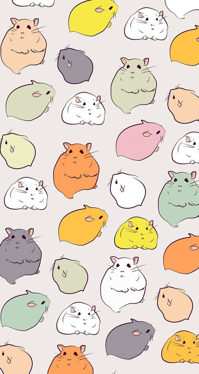 imagen descubierto por Aleksandra48. Descubre (¡y guarda!) tus propias imágenes y videos en We Heart It. Hamster wallpaper, Hamster cartoon, Cute hamsters