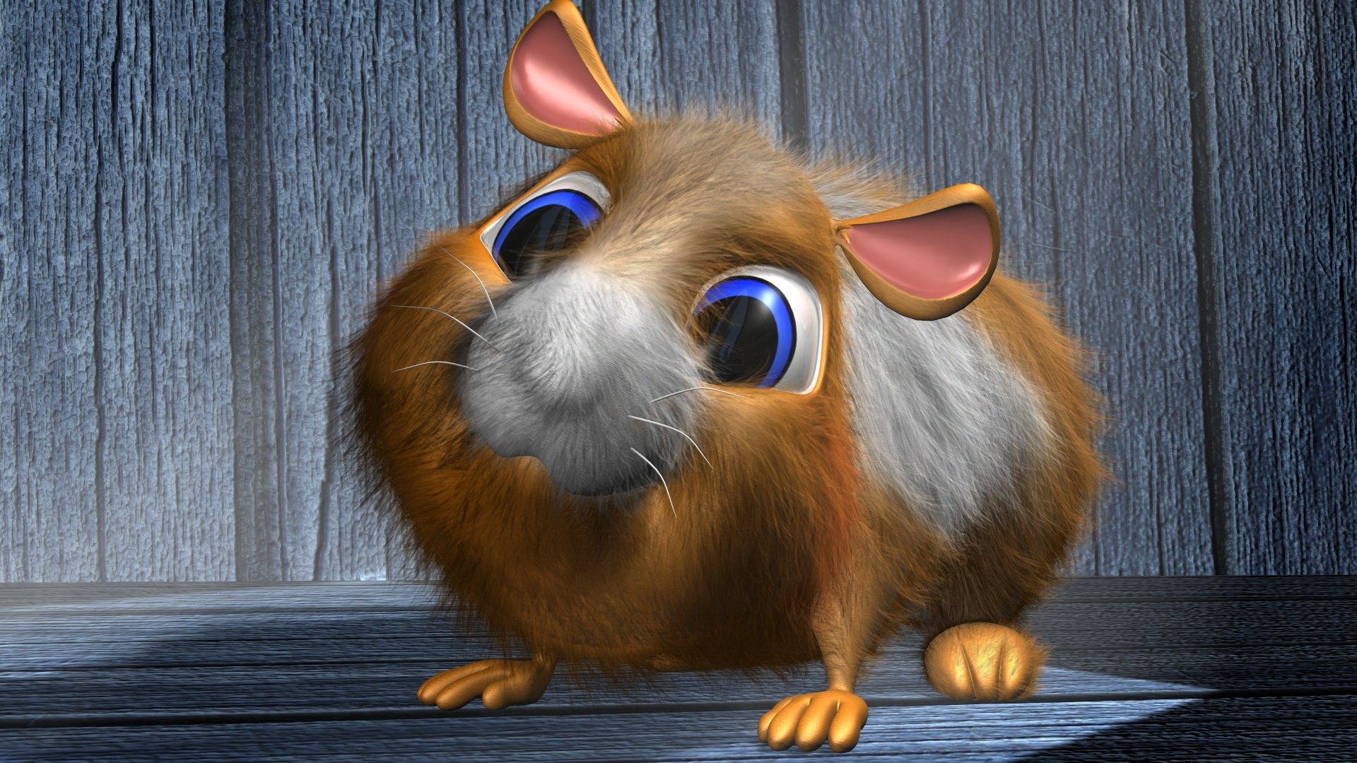 Cartoon Hamster 3D