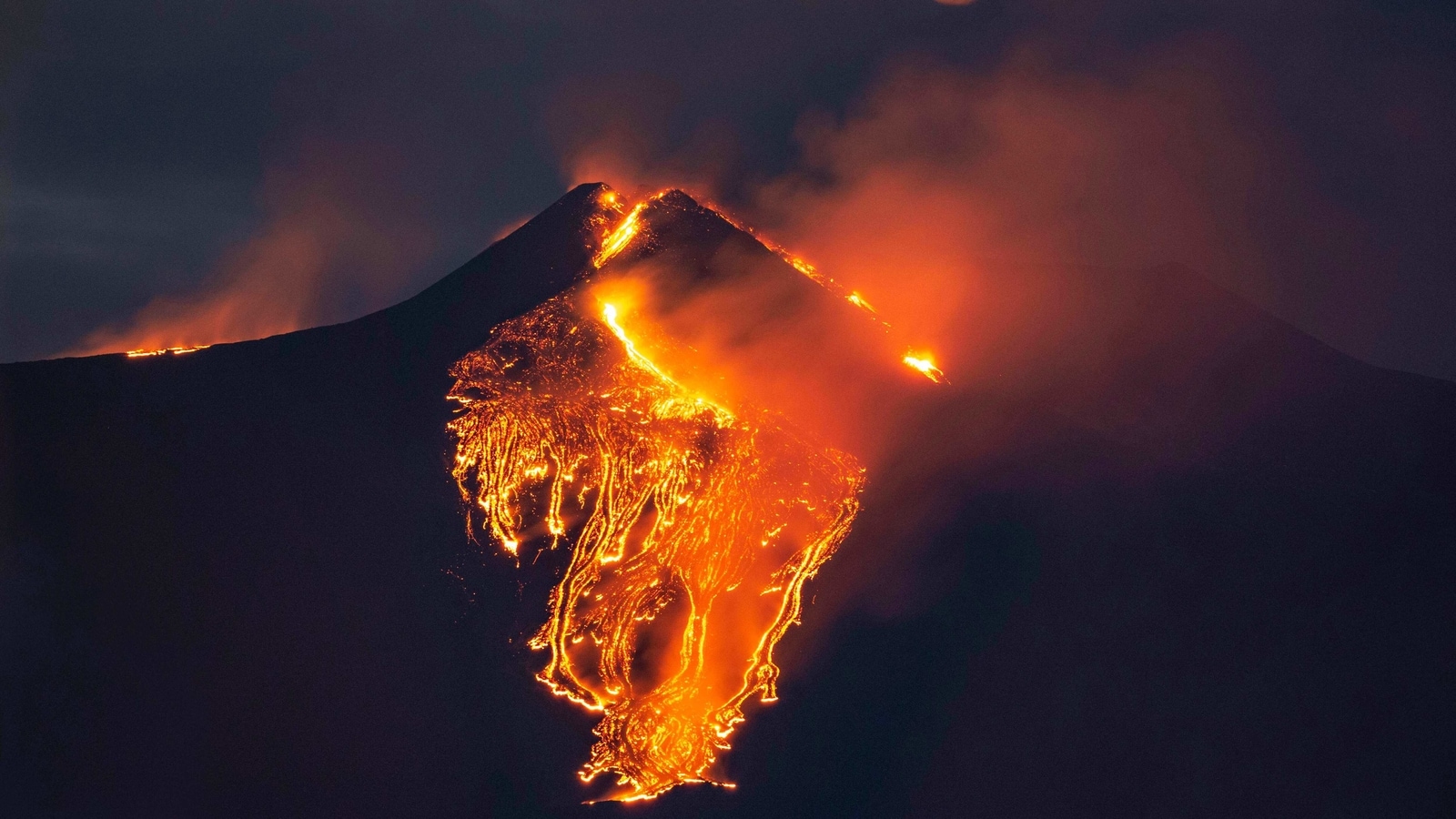 Mt Etna's latest 'spectacular' eruptions leave even the volcanologists in awe