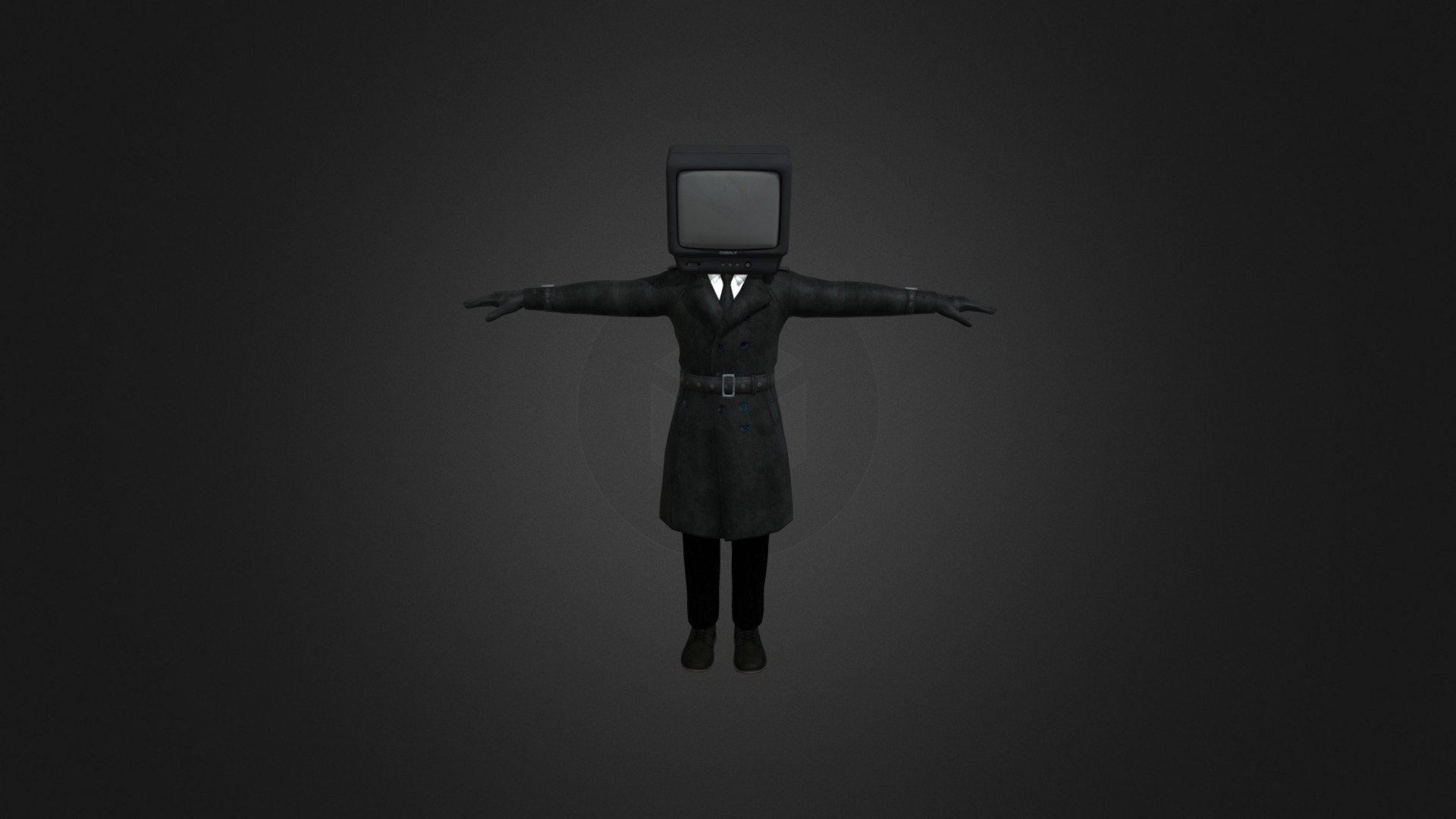 TvMan (my concept) Free 3D model by Cradle of the Cube [2a78ba9]