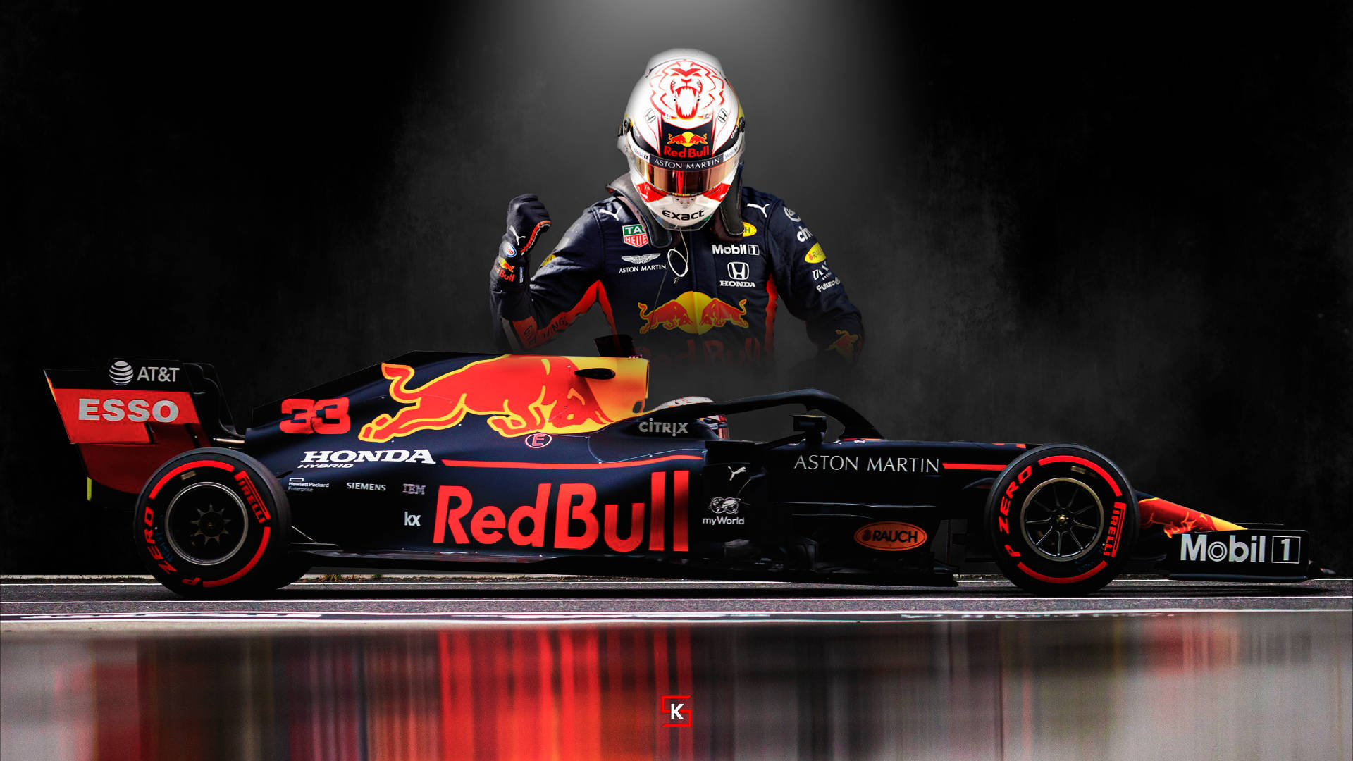 Download Cool F1 Poster Wallpaper