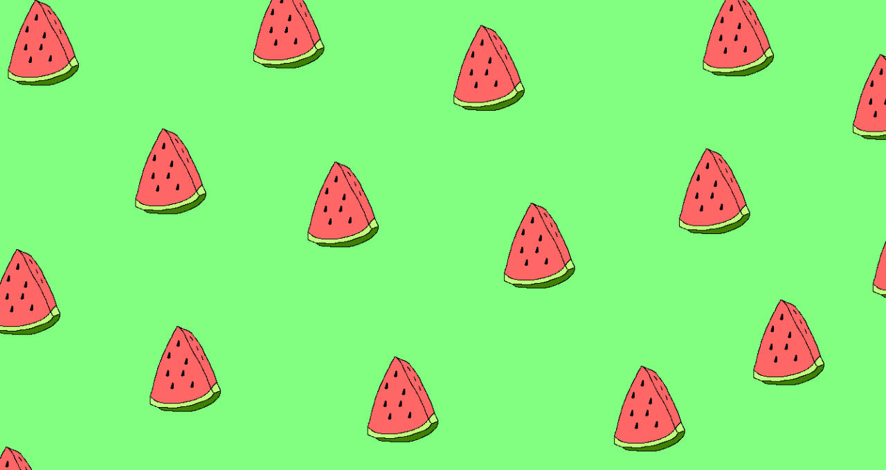 Cute Watermelon Wallpaper