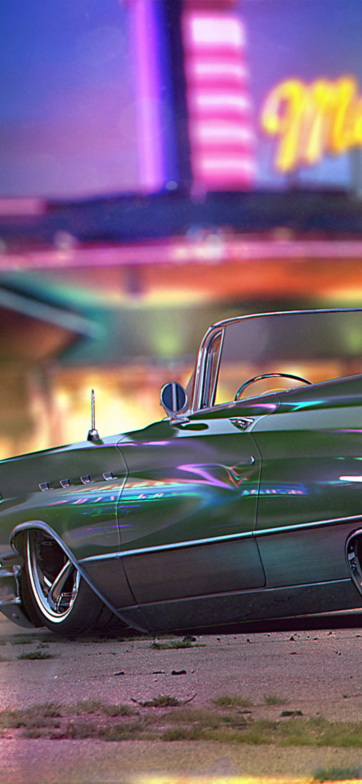 Classic Car iPhone XS MAX HD 4k Wallpaper, Image, Background, Photo and Picture