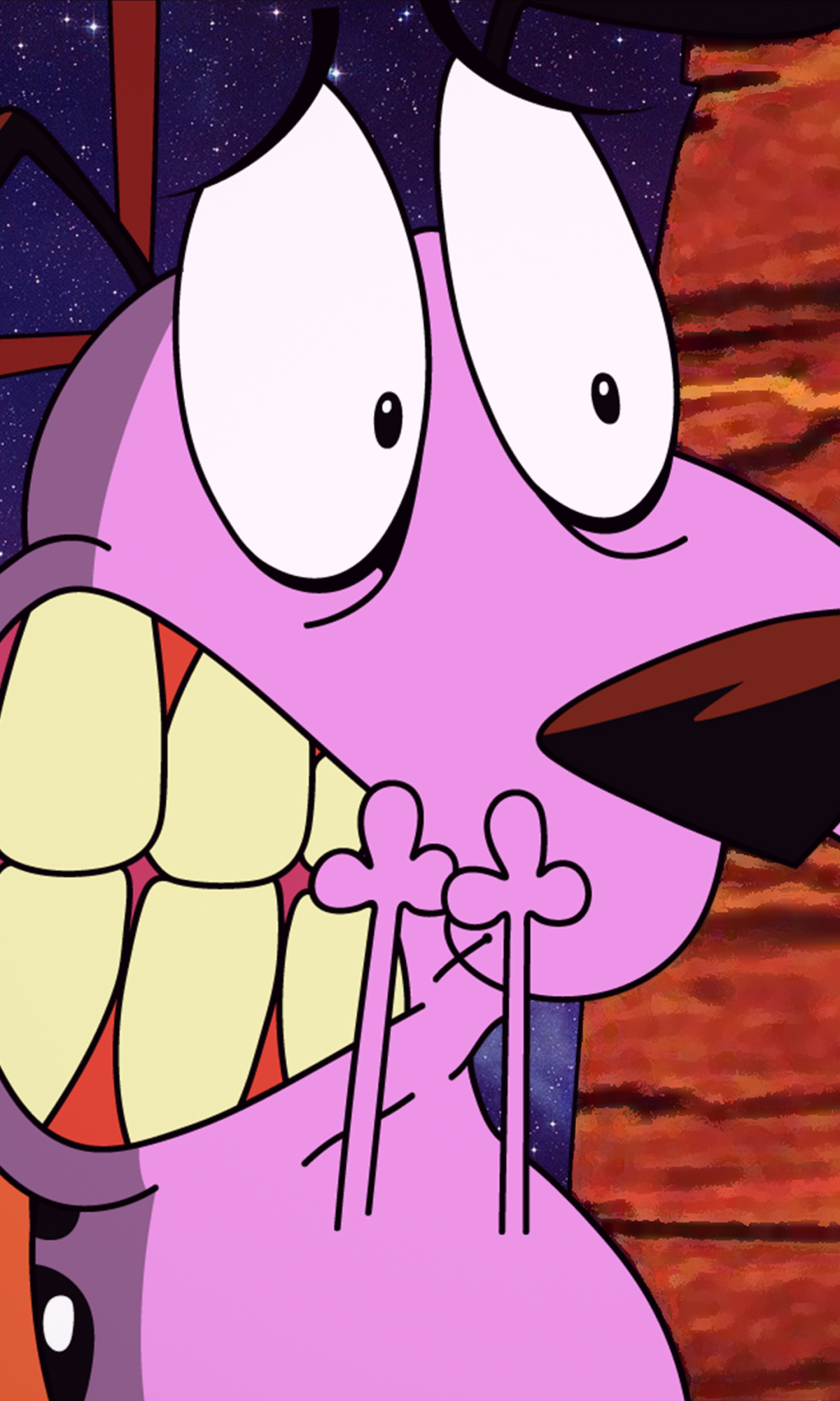 Cowardly dog Phone Wallpaper