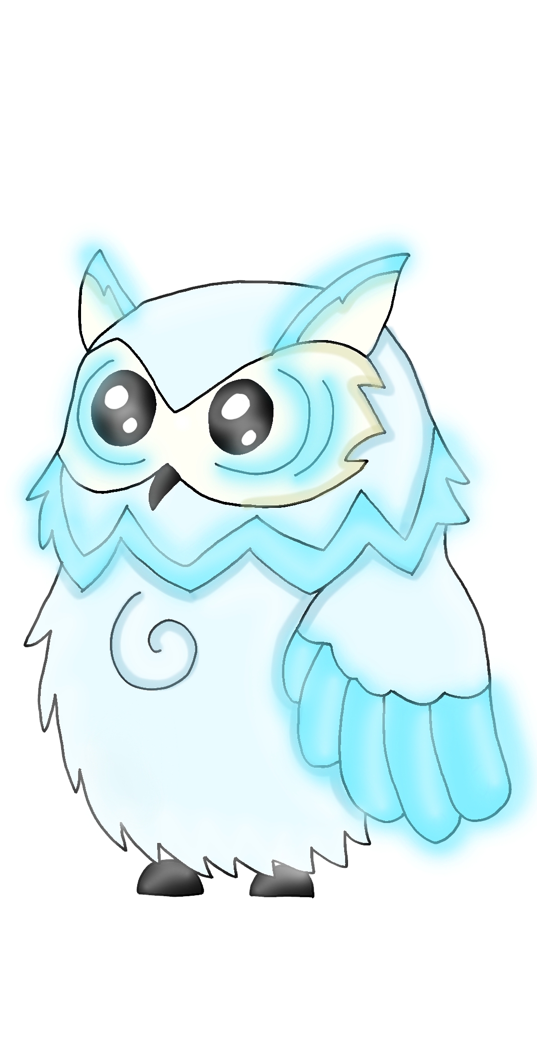Snow owl in real life vs Snow owl in Adopt Me vs Snow owl Drawing ㋛