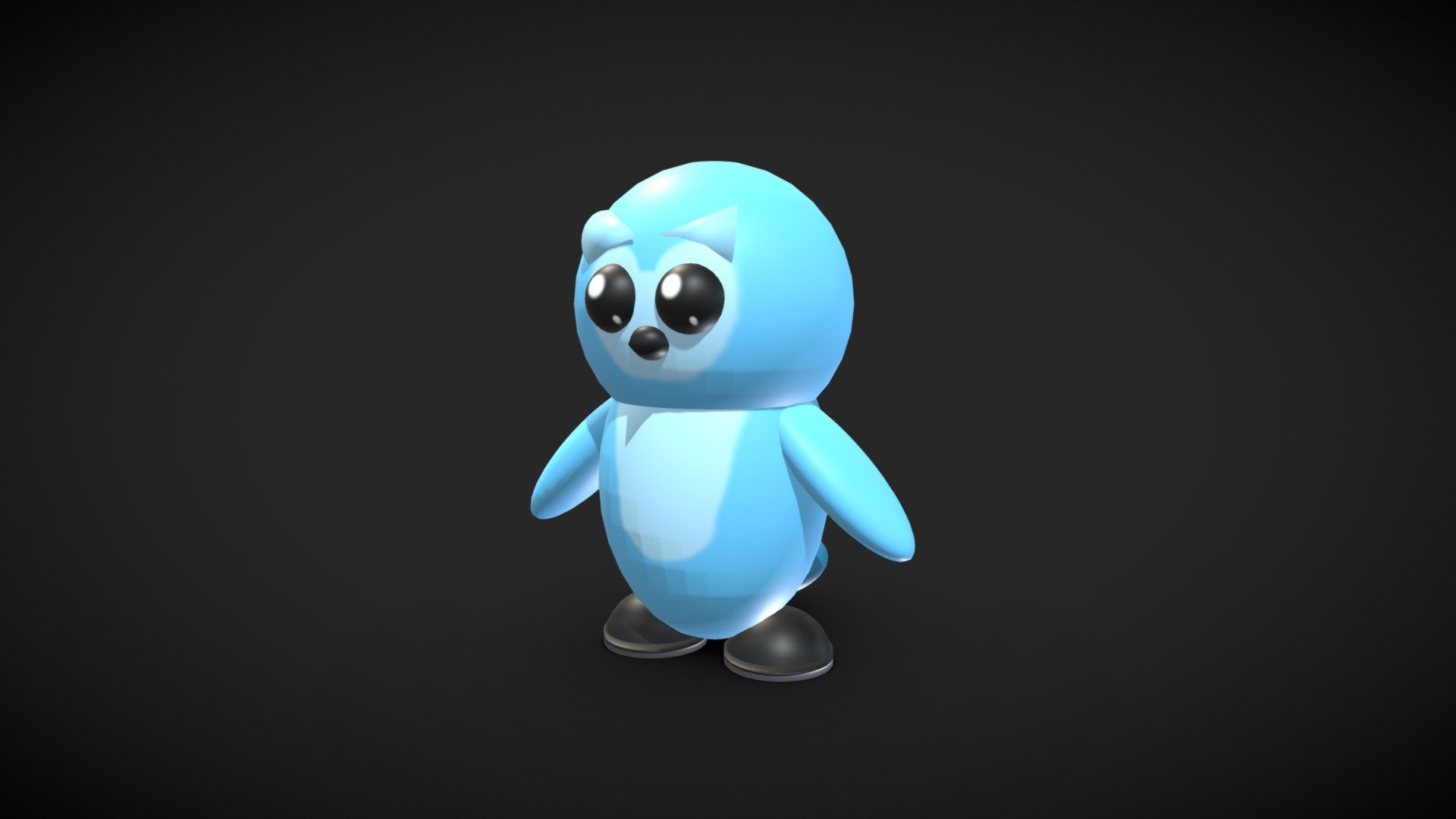 Adopt Me Snow Owl, Collab, Roblox adopt me Free 3D model by Angelina [513b0ad]