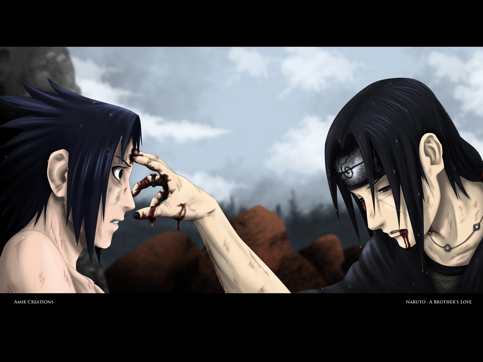 HD desktop wallpaper: Anime, Naruto, Sasuke Uchiha, Itachi Uchiha download free picture