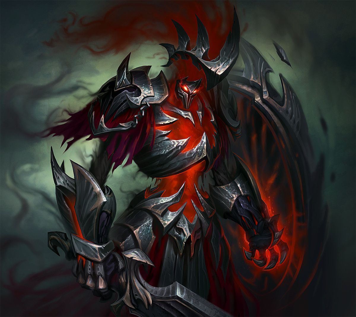 SMITE: God Slayer Ares Concepts, Jordan Kerbow. Dark fantasy art, Fighting drawing, Fantasy character design
