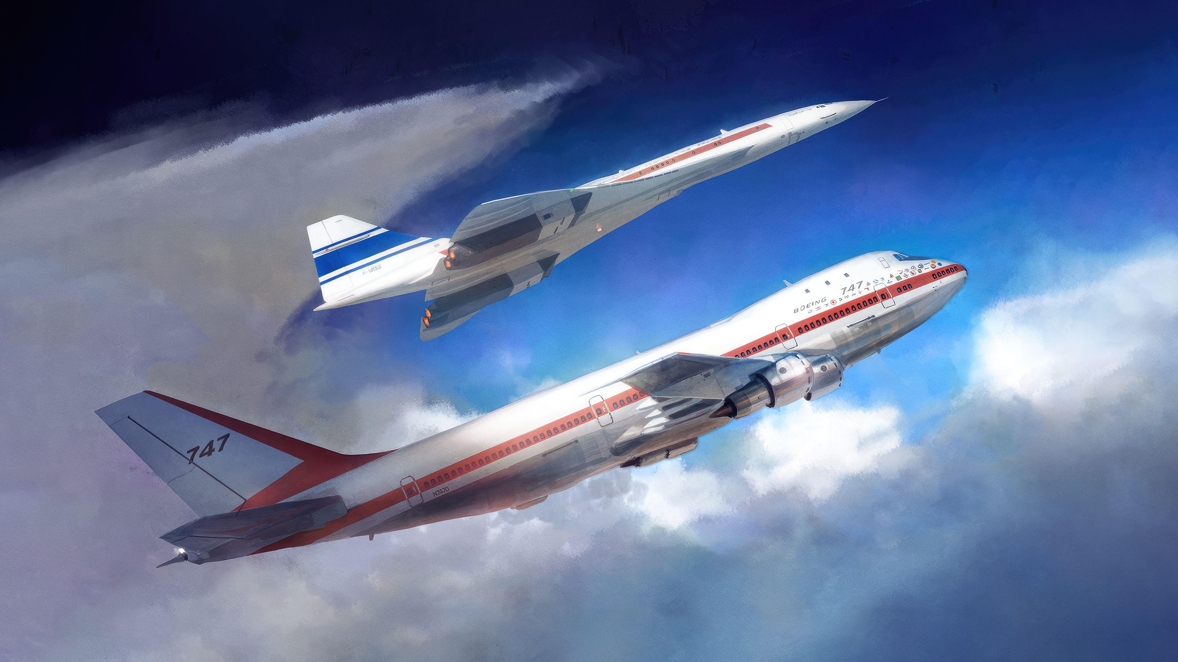 Boeing 747 HD Wallpaper and Background