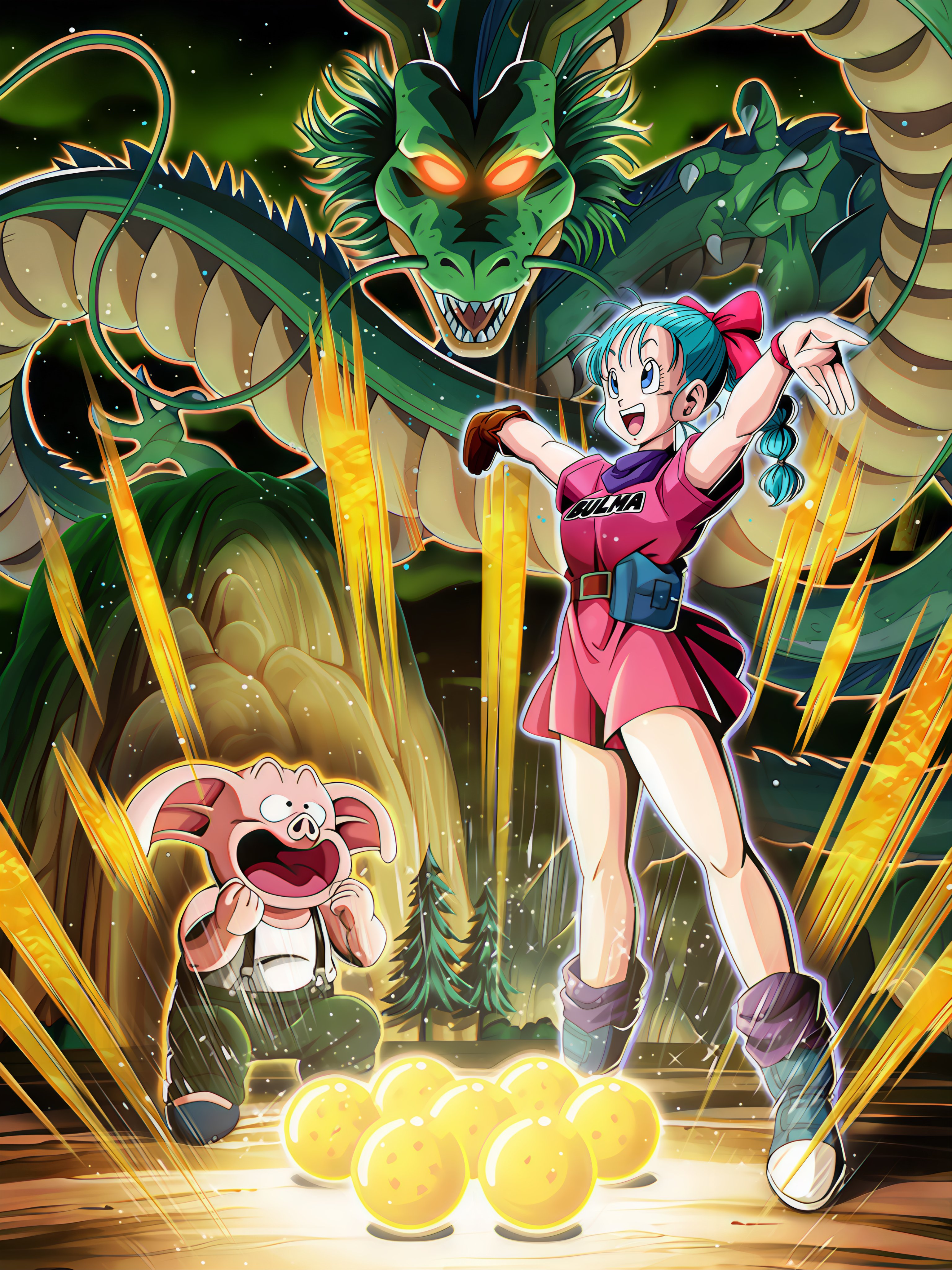 HDDragonBallArt LR Bulma!!! #DragonBall #DokkanBattle