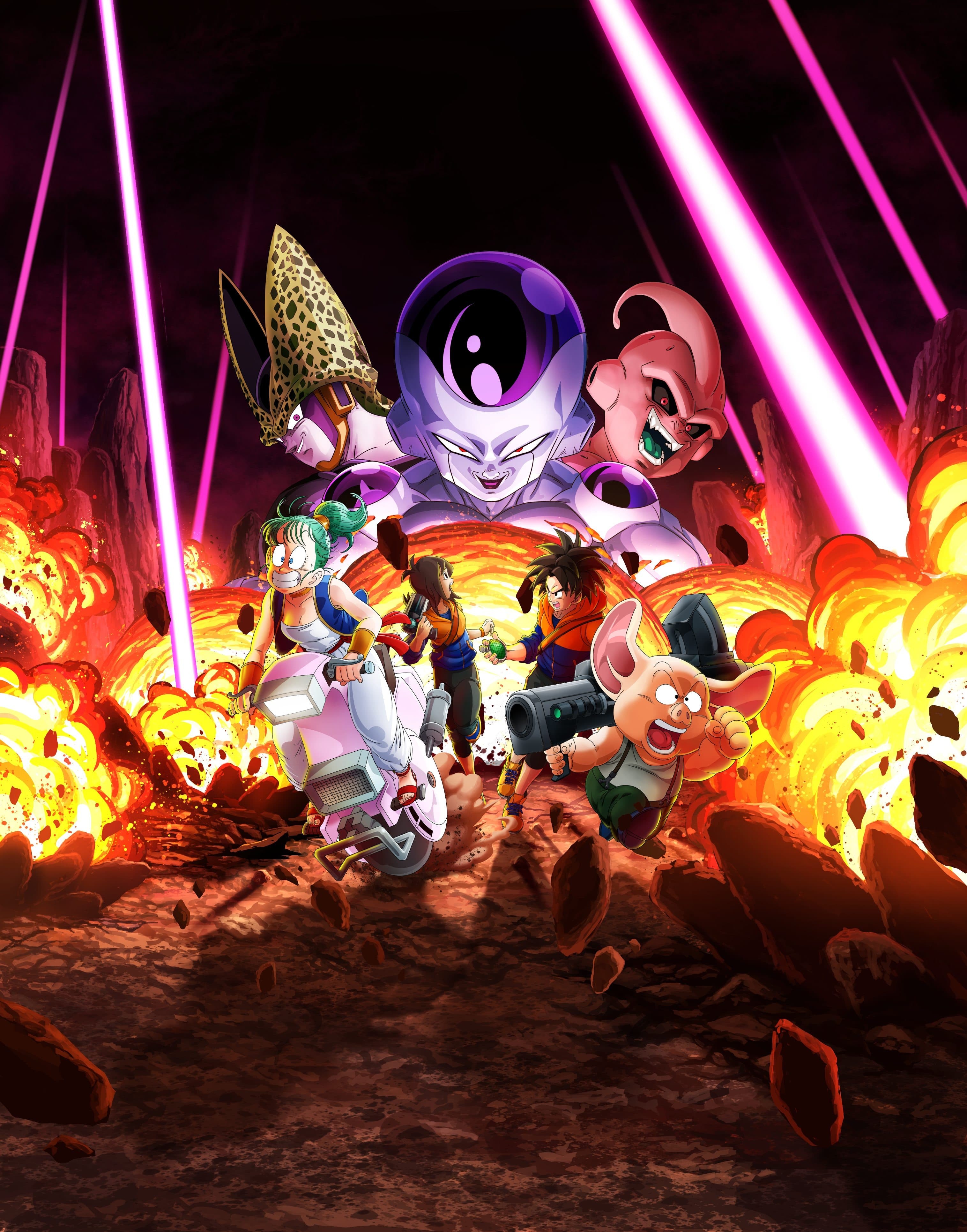 bulma, frieza, cell, majin buu, perfect cell, and 3 more (dragon ball and 4 more)
