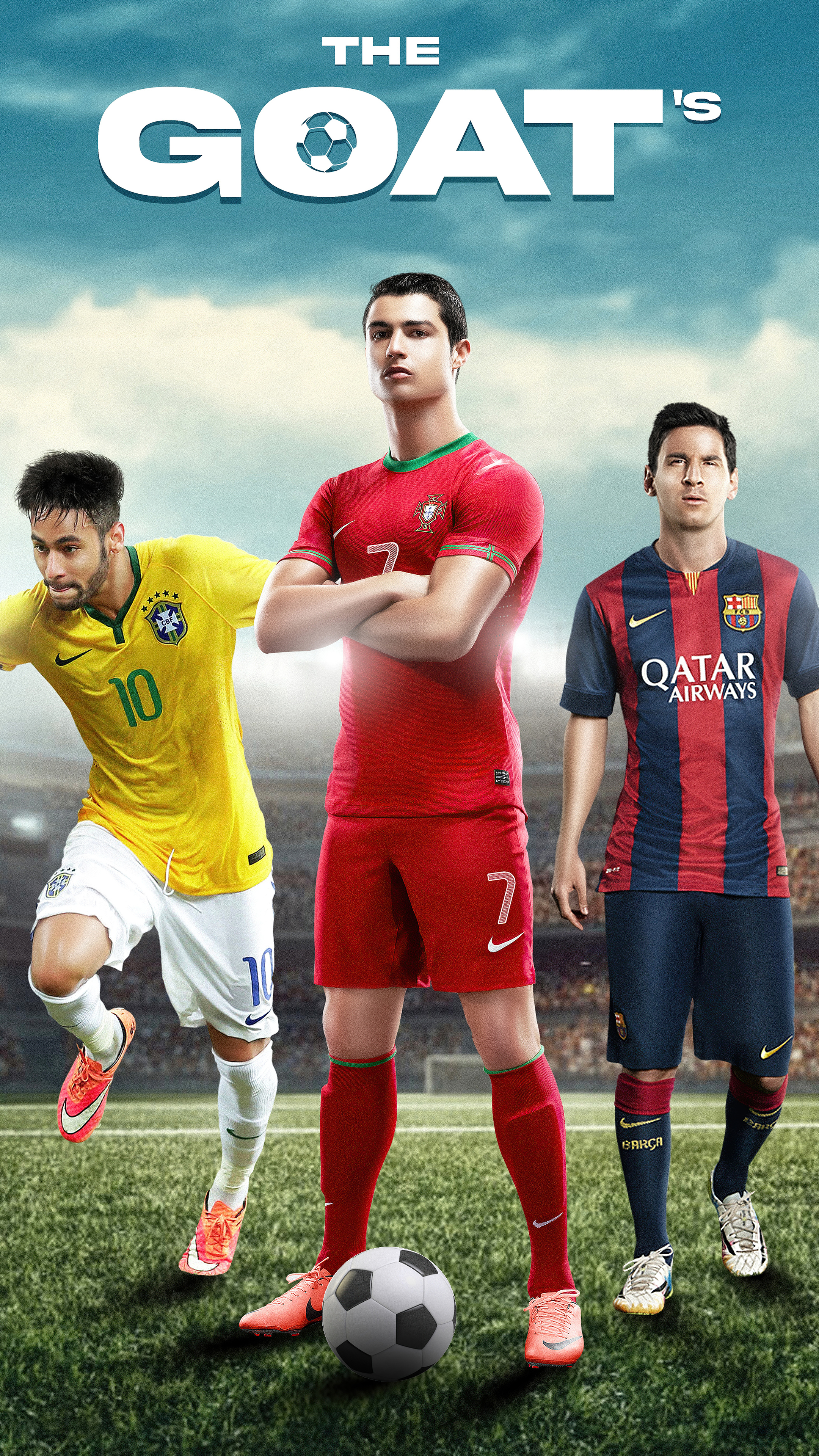 Messi Neymar Ronaldo Sony Xperia X, XZ, Z5 Premium HD 4k Wallpaper, Image, Background, Photo and Picture