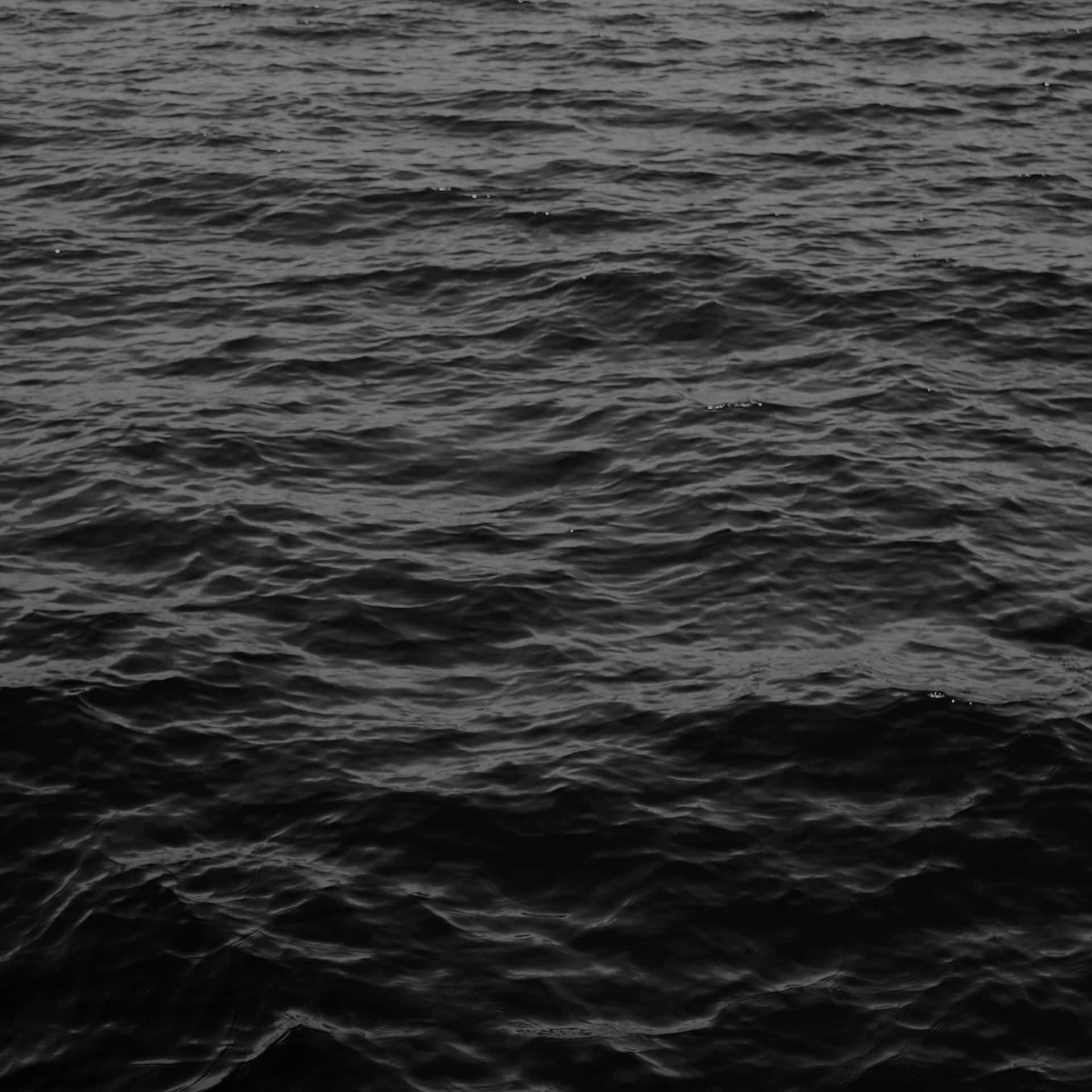 Download Black And White Ocean Dark iPad Wallpaper