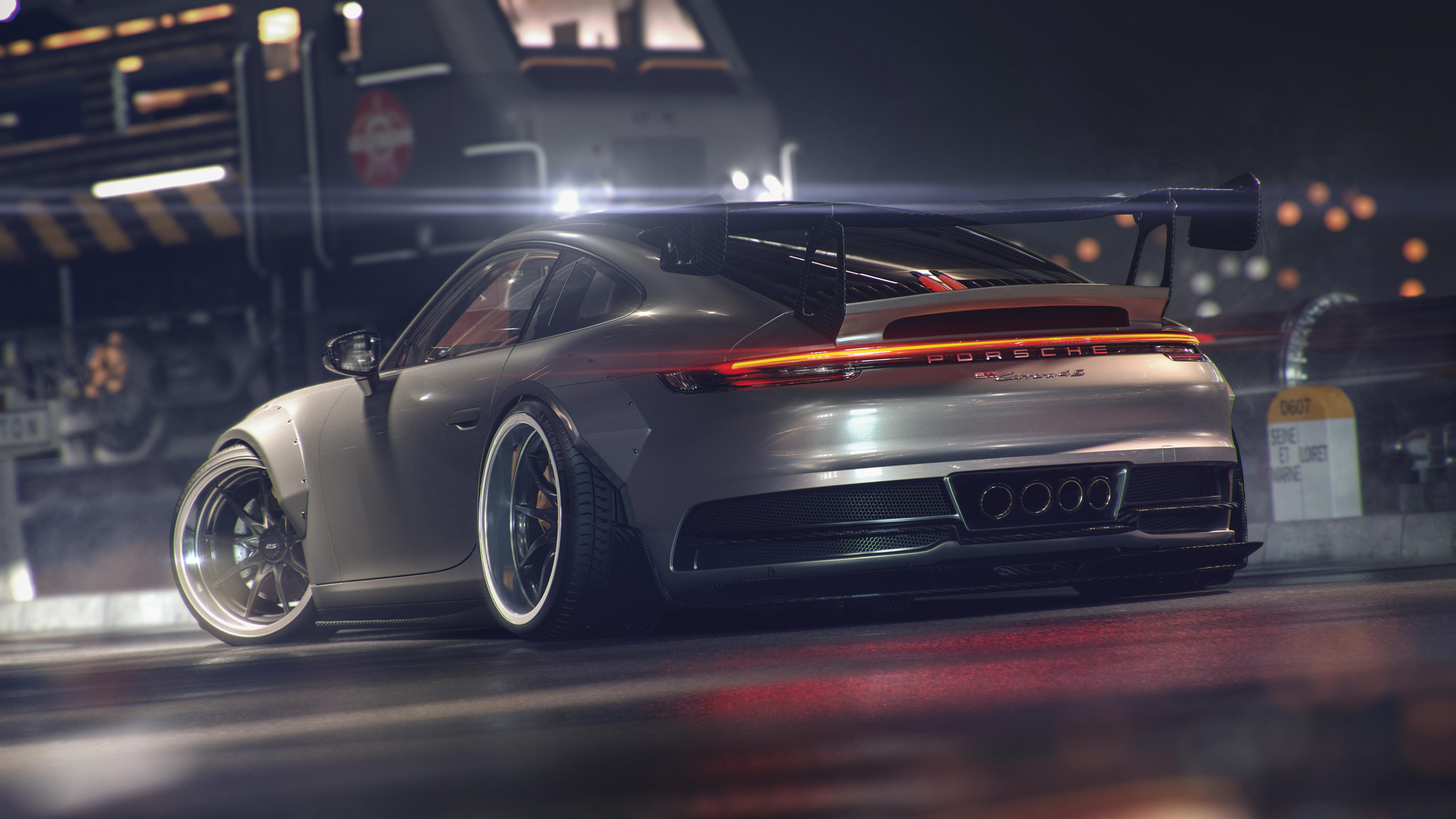 Porsche GT3 911 GT Rear, HD Cars, 4k Wallpaper, Image, Background, Photo and Picture