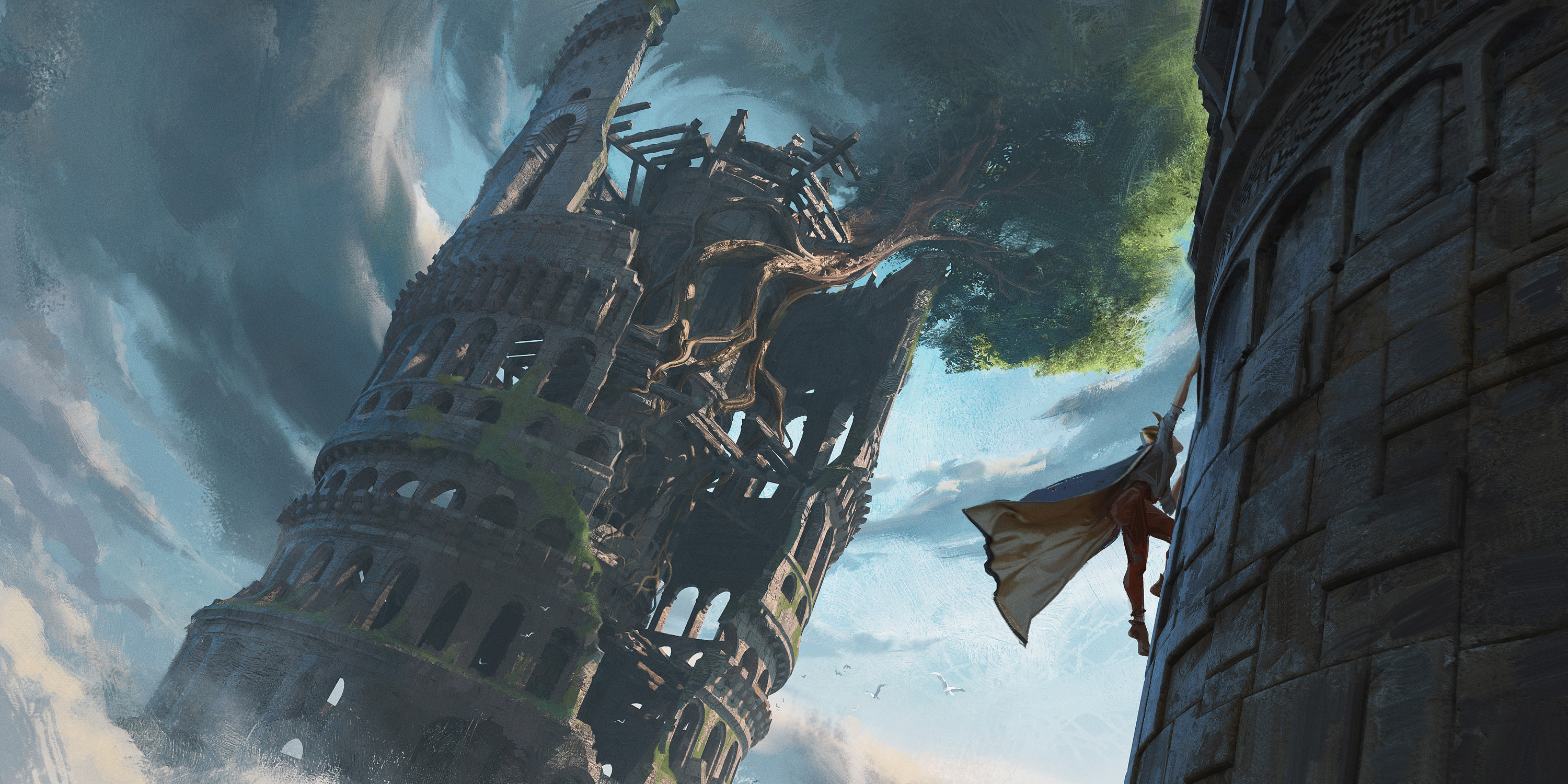 Fantasy Ruin HD Wallpaper and Background