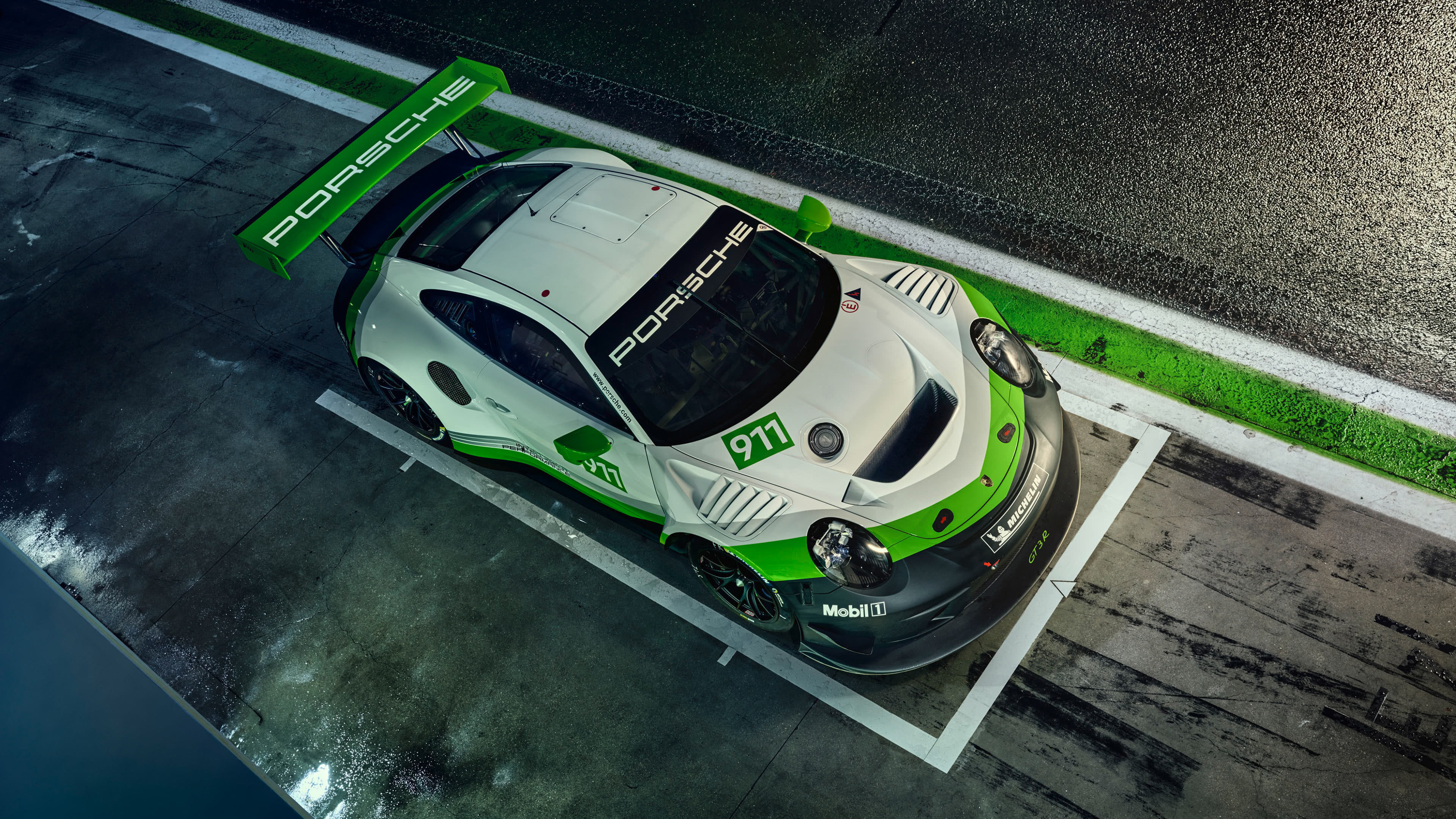 Porsche 911 GT3 R Top UHD 4K Wallpaper
