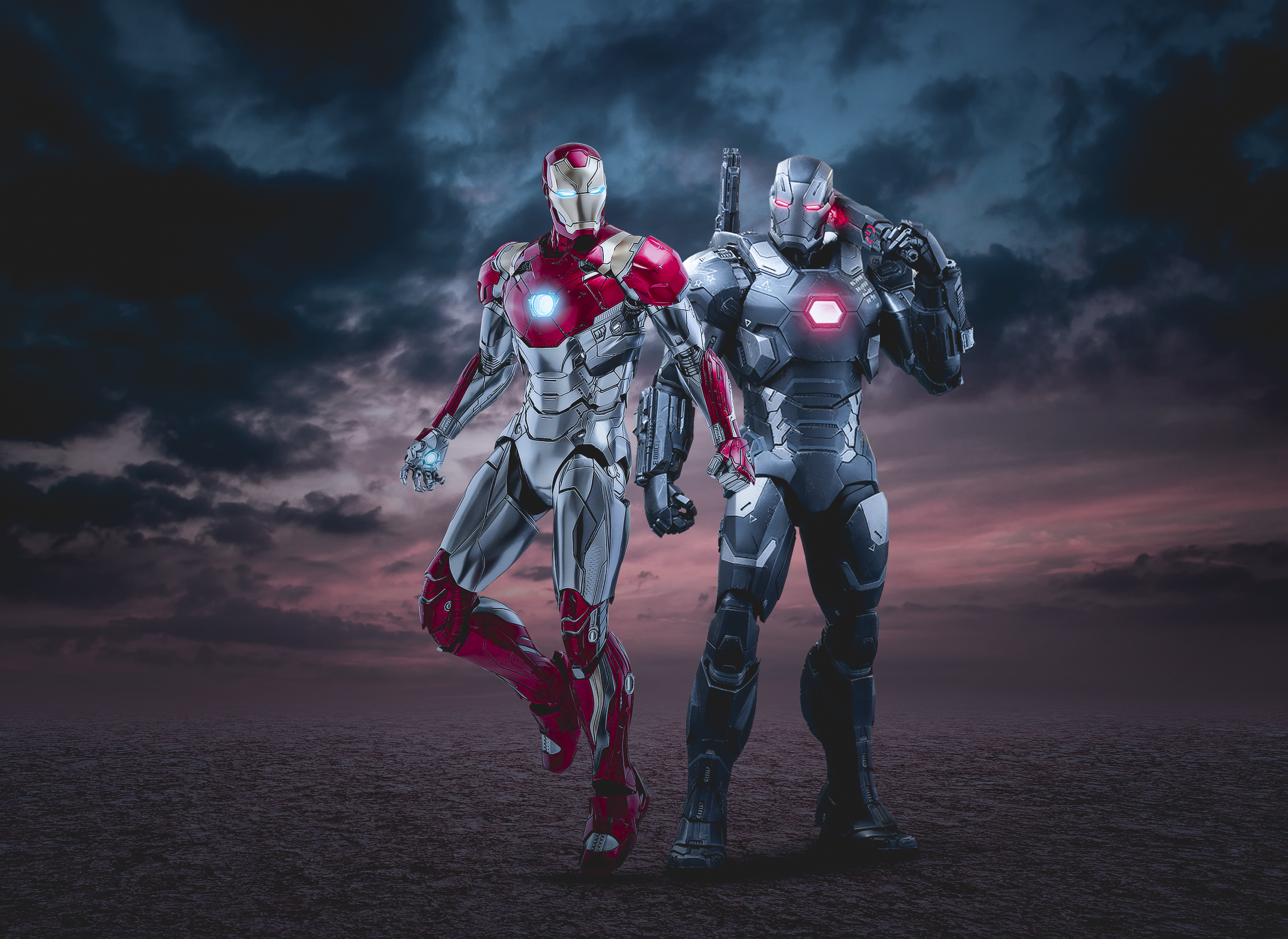 Iron Man And War Machine 4k 1366x768 Resolution HD 4k Wallpaper, Image, Background, Photo and Picture