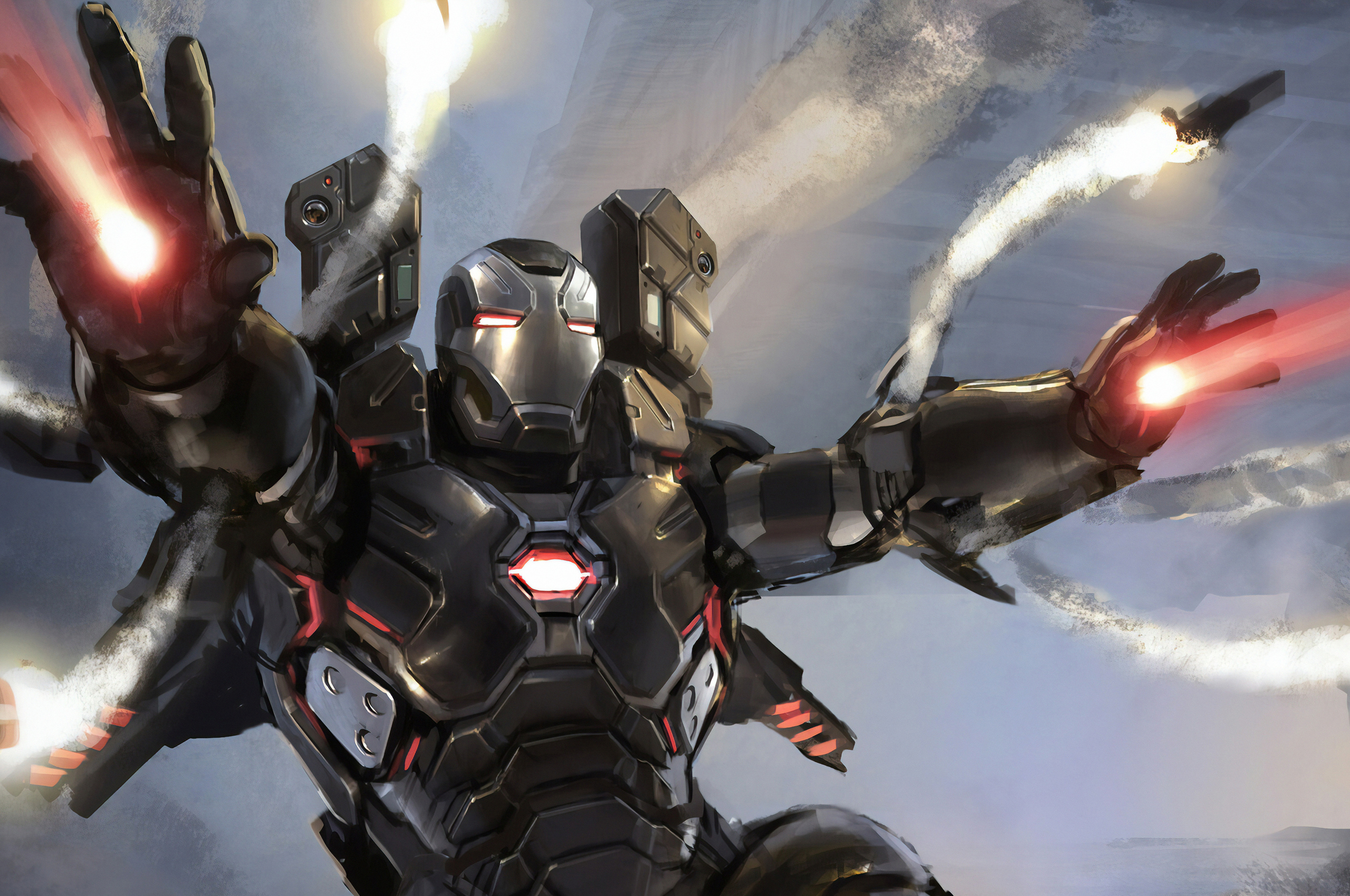 4k War Machine Art Chromebook Pixel HD 4k Wallpaper, Image, Background, Photo and Picture