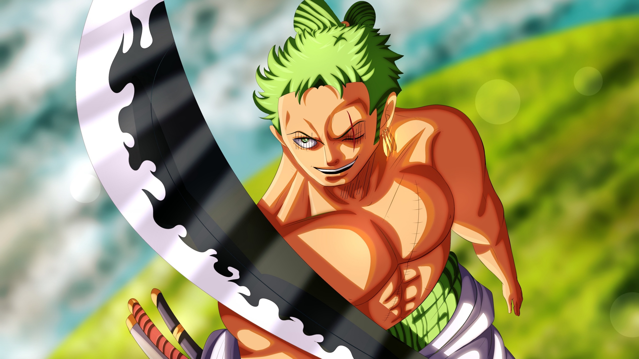 Roronoa Zoro Wallpaper 4K, One Piece