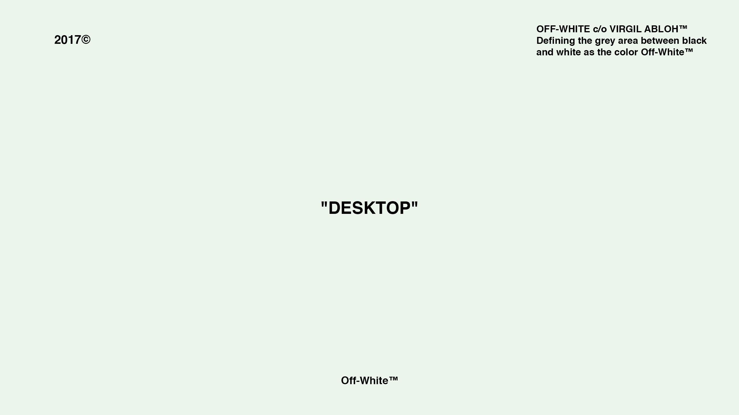 Off White 4K Wallpaper