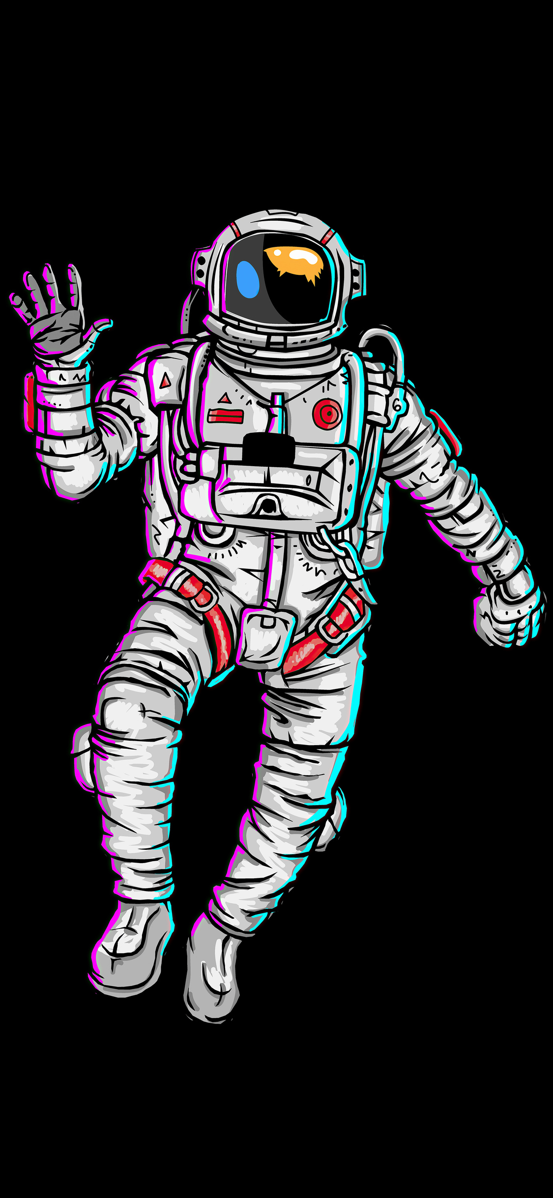 Astronaut Waving Hand Minimal 4k iPhone XS, iPhone 10, iPhone X HD 4k Wallpaper, Image, Background, Photo and Picture
