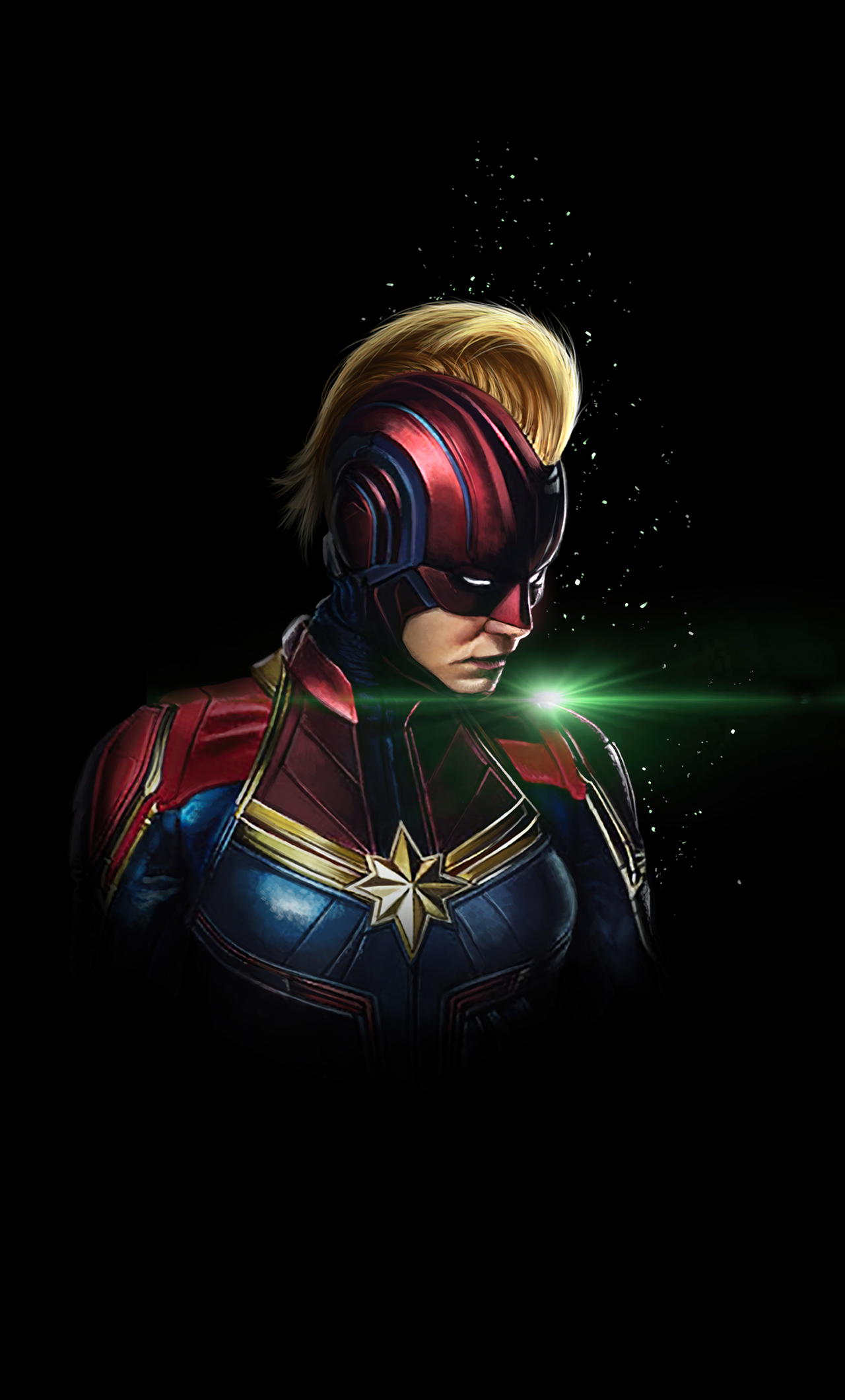 Captain Marvel Dark 4k iPhone HD 4k Wallpaper, Image, Background, Photo and Picture