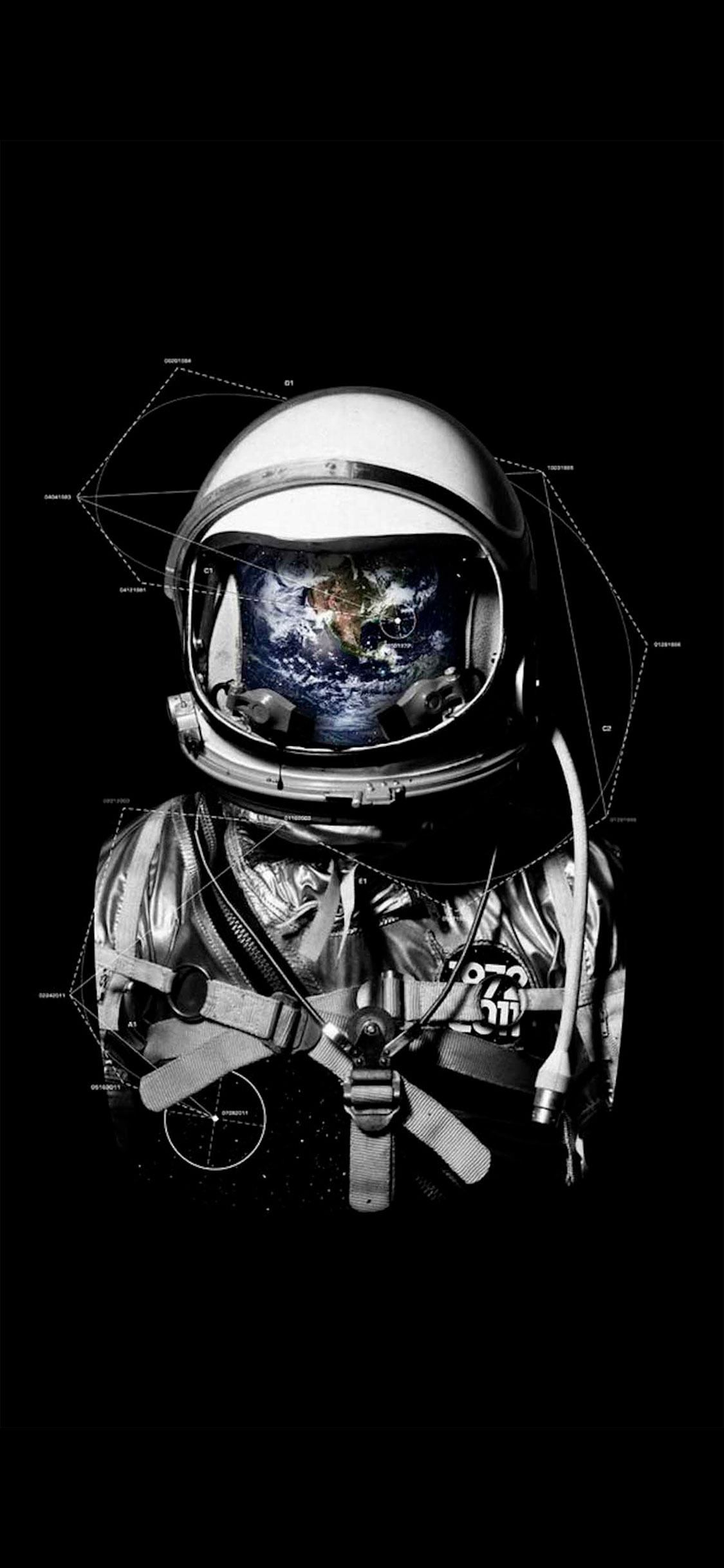 Astronaut Wallpaper for iPhone 11, Pro Max, X, 8, 7, 6
