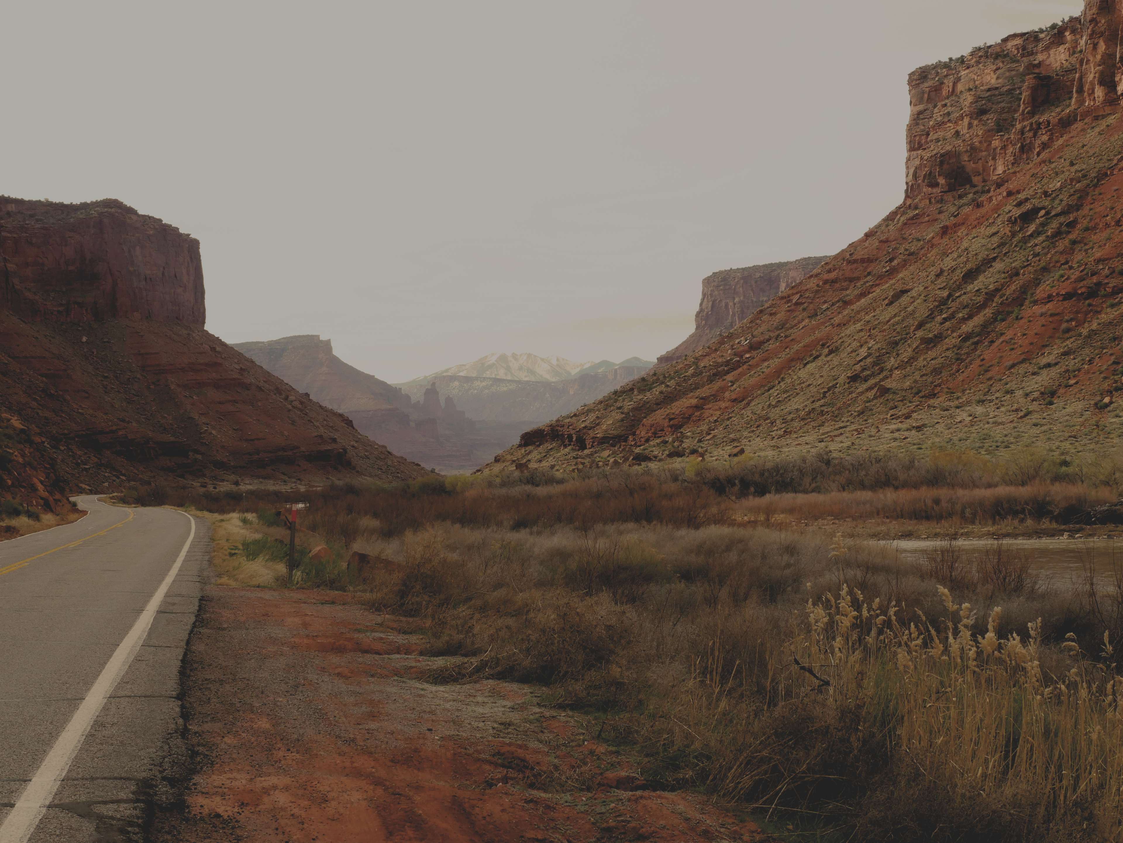 canyon, moab, mountain, red rock, river, utah 4k wallpaper