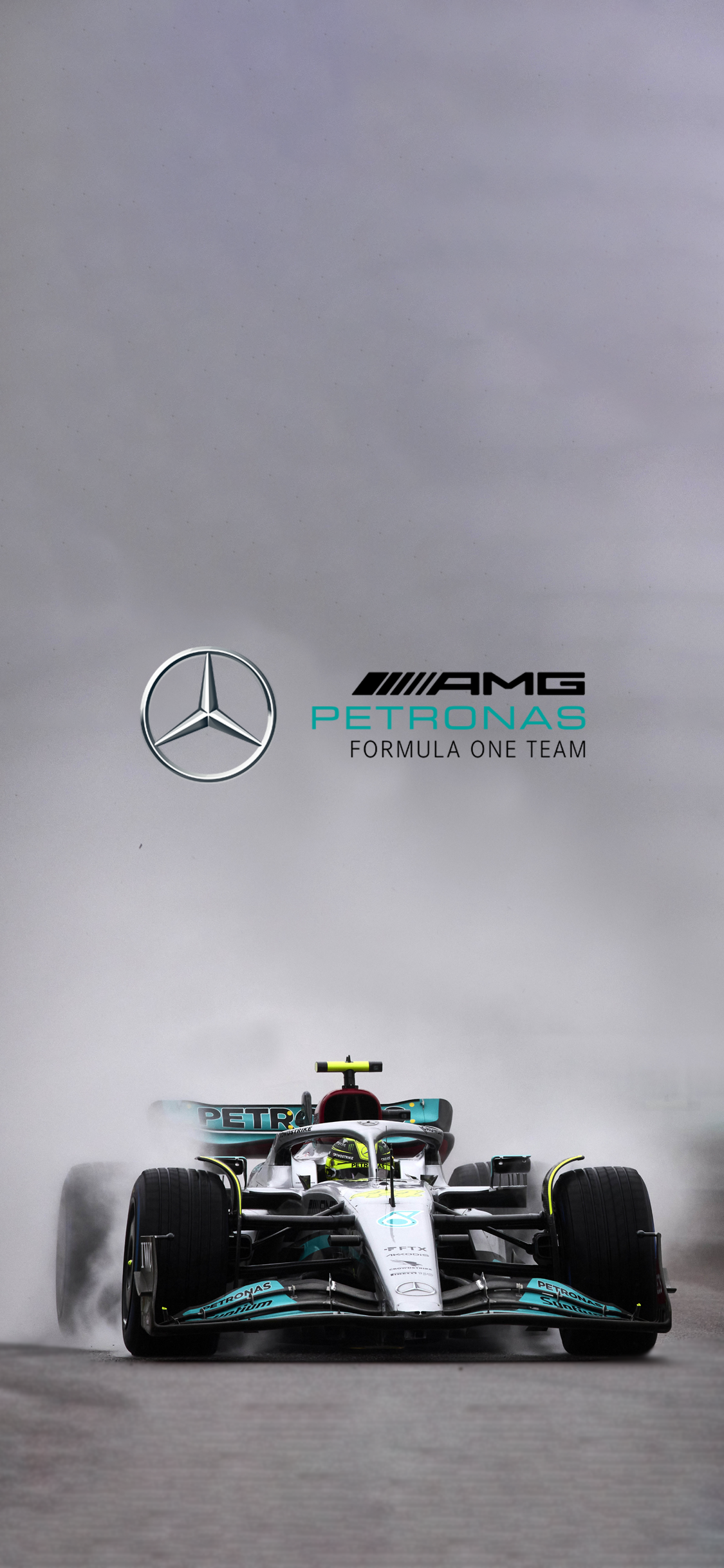Lewis Hamilton Romagna 2022. Phone Wallpaper with and without logo