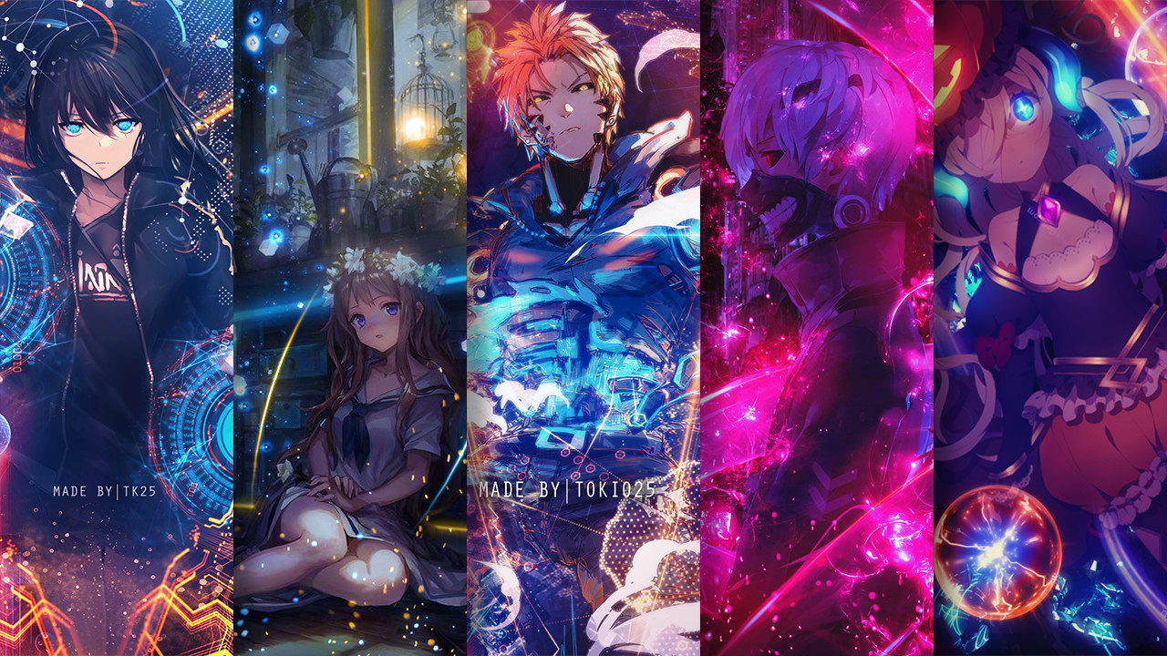 Make a anime wallpaper, banner, thumbnail, and more