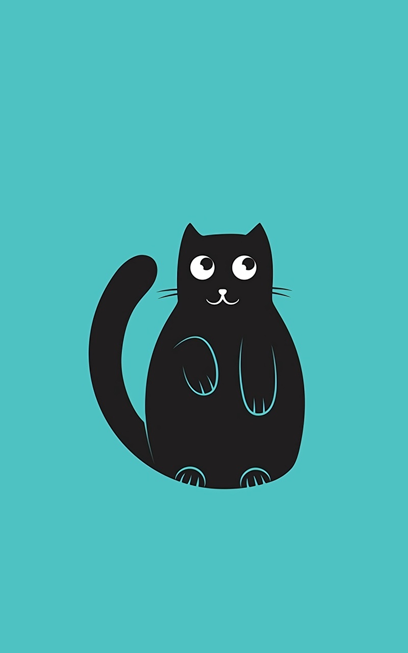 Cat Minimal Art 4k Nexus 7, Samsung Galaxy Tab 10, Note Android Tablets HD 4k Wallpaper, Image, Background, Photo and Picture