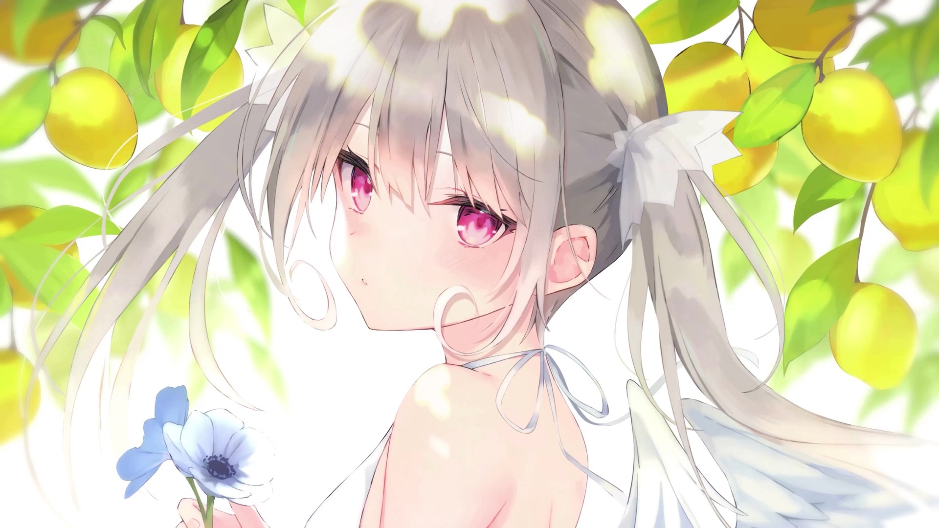 Anime Girl With Lemon Live Wallpaper