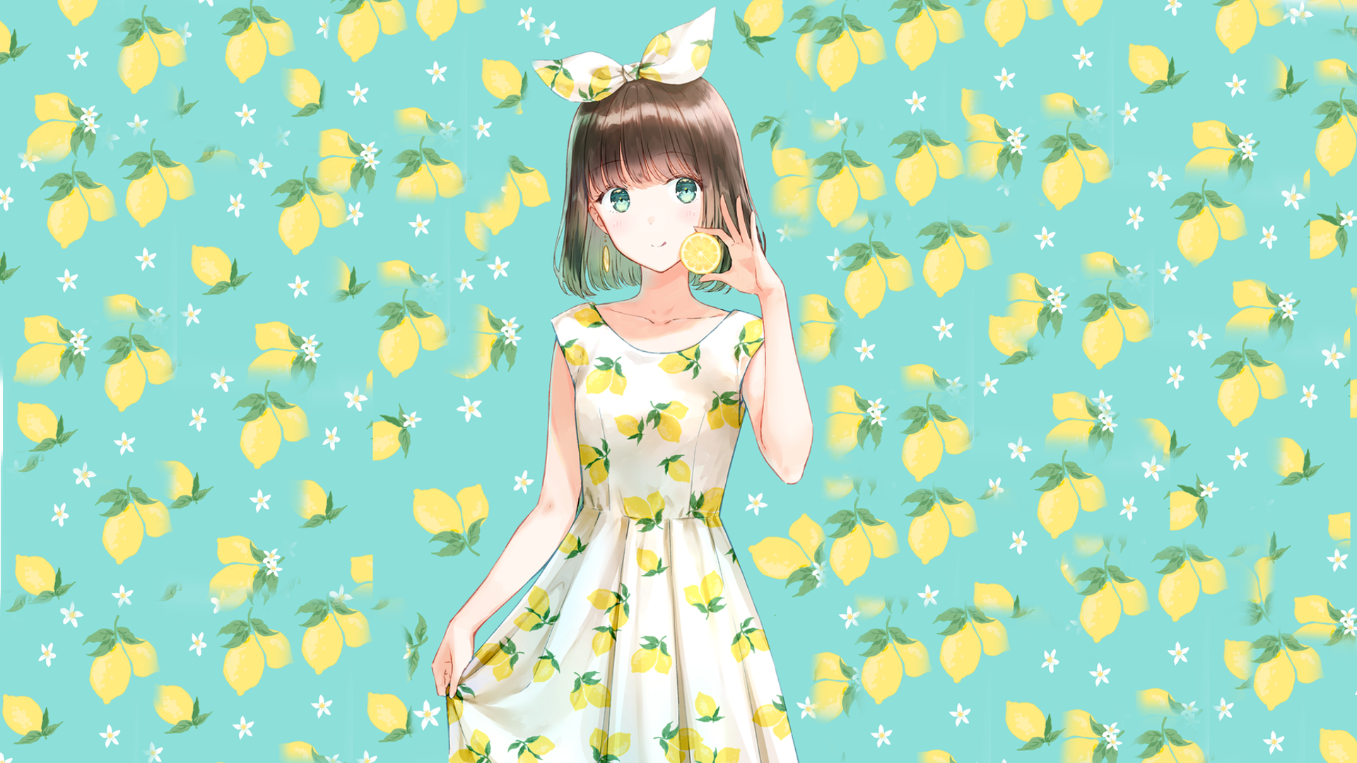 Lemon Delight Anime Girl HD Wallpaper