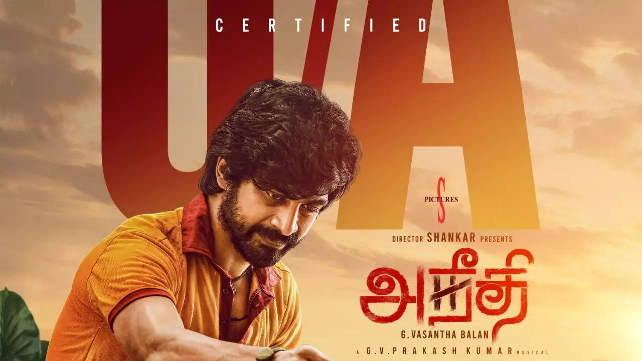 Arjun Das & Dushara's 'Aneethi' censored. Tamil Movie News of India