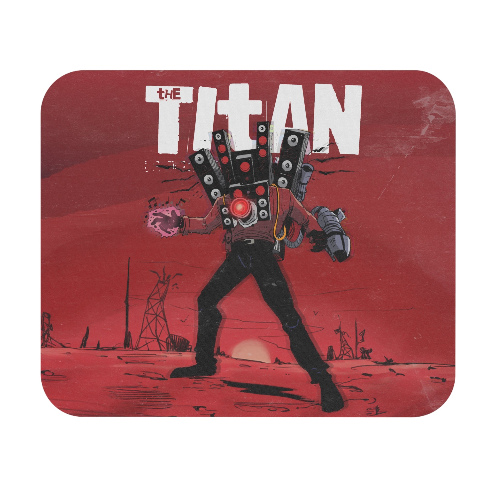 Titan Speakerman Voltage Mouse Pad