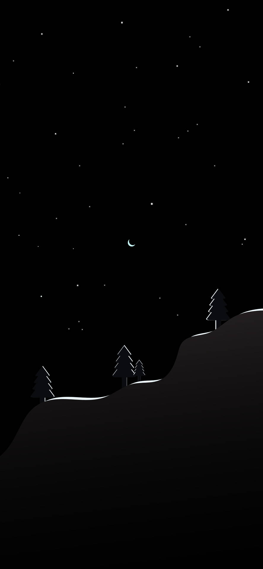 Download Nature Night Minimalist Black