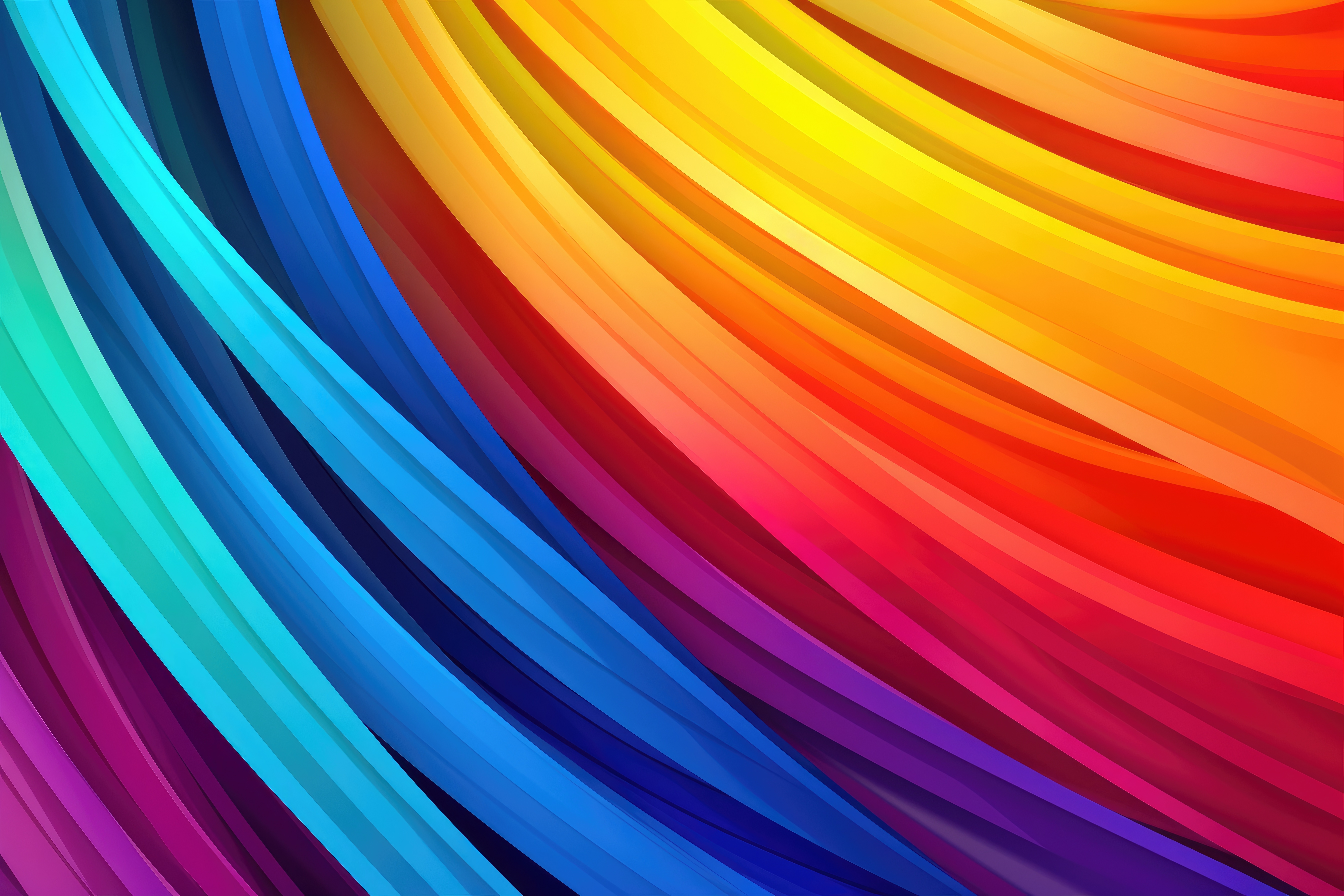 Rainbow Stripes Wallpaper Free