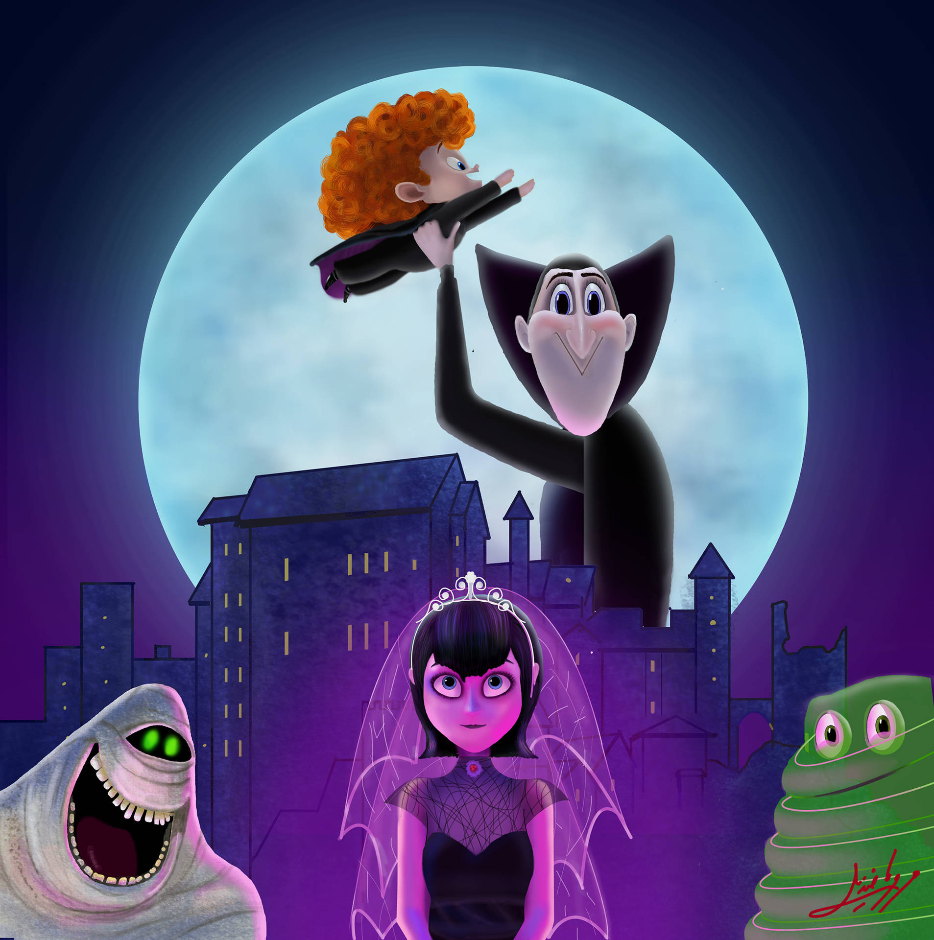 Download Fun Times at Hotel Transylvania 2 Wallpaper