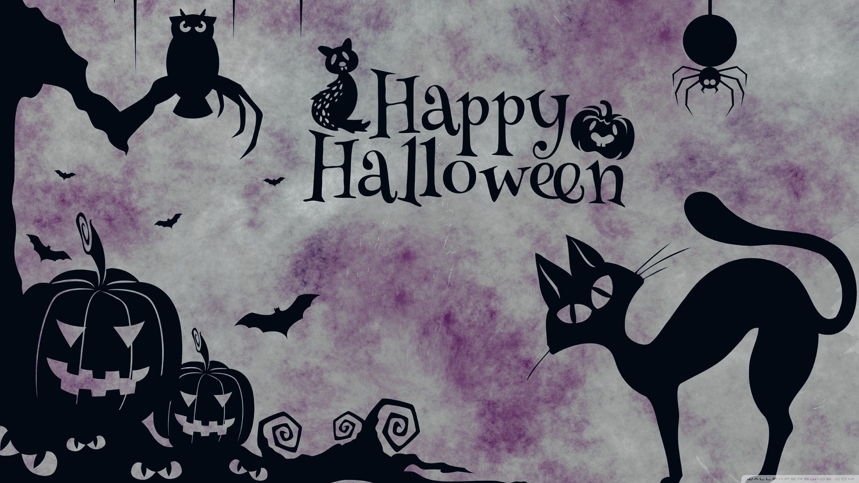 Vintage Halloween Background Ultra HD Desktop Background Wallpaper for 4K UHD TV, Tablet