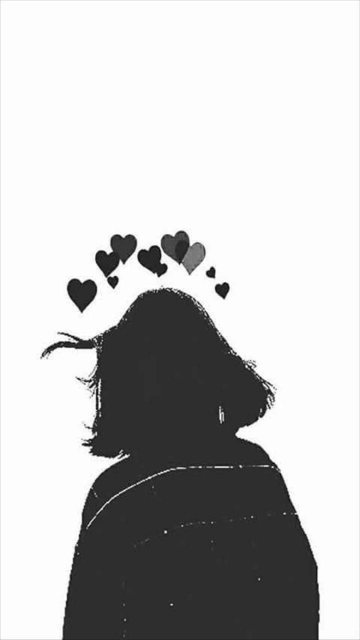 Download Black And White Girl Aesthetic Wallpaper