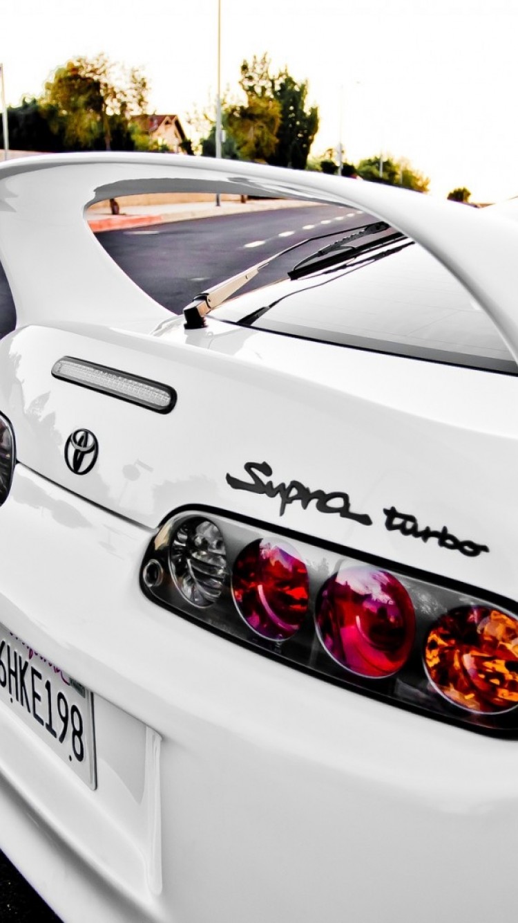Toyota Supra White HD Wallpaper iPhone 6 / 6S Wallpaper .net