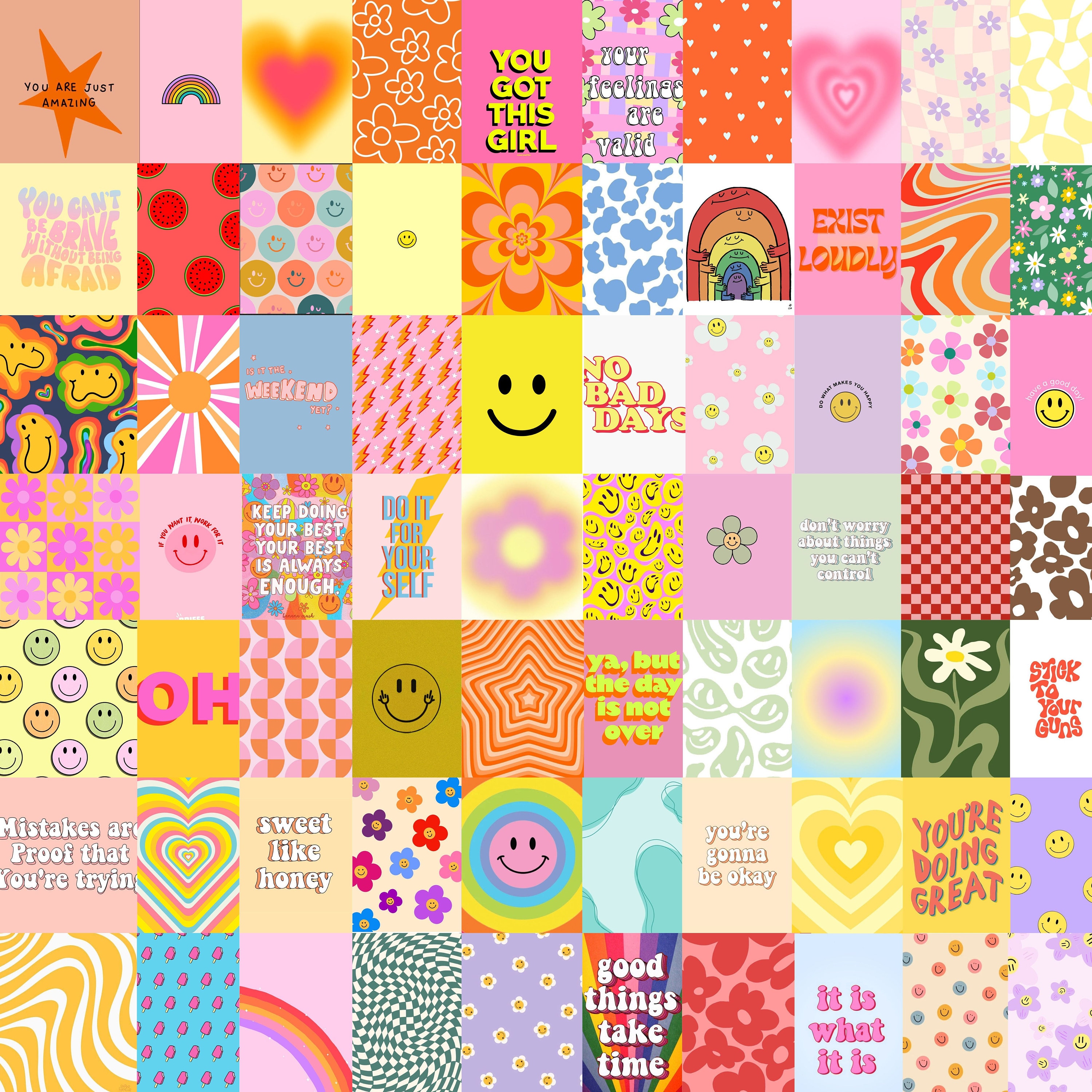 PCS Preppy Aesthetic Wall Collage Kit Preppy Room Decor